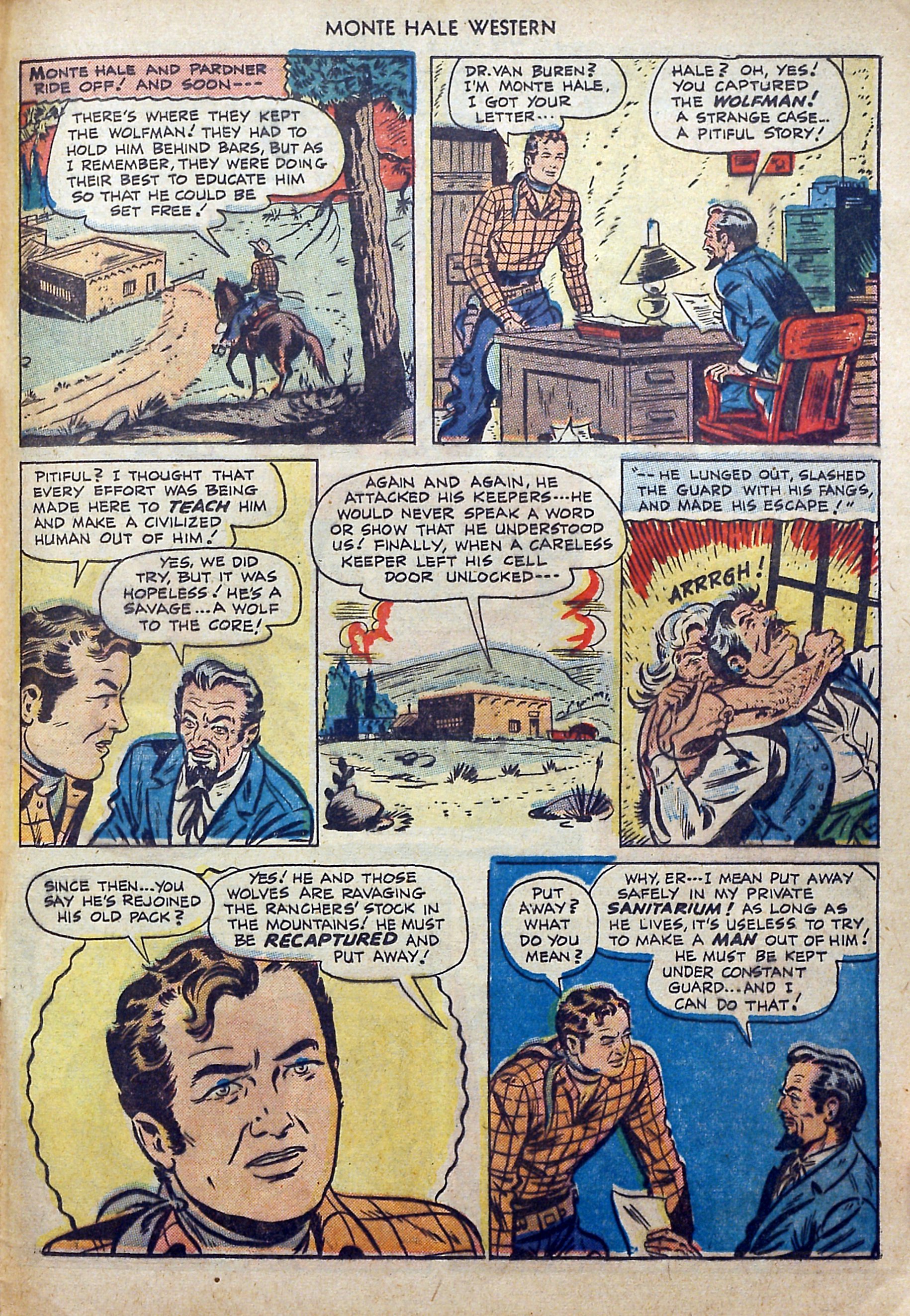 Read online Monte Hale Western comic -  Issue #40 - 43