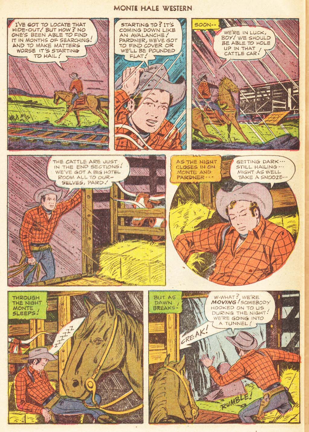 Read online Monte Hale Western comic -  Issue #56 - 45