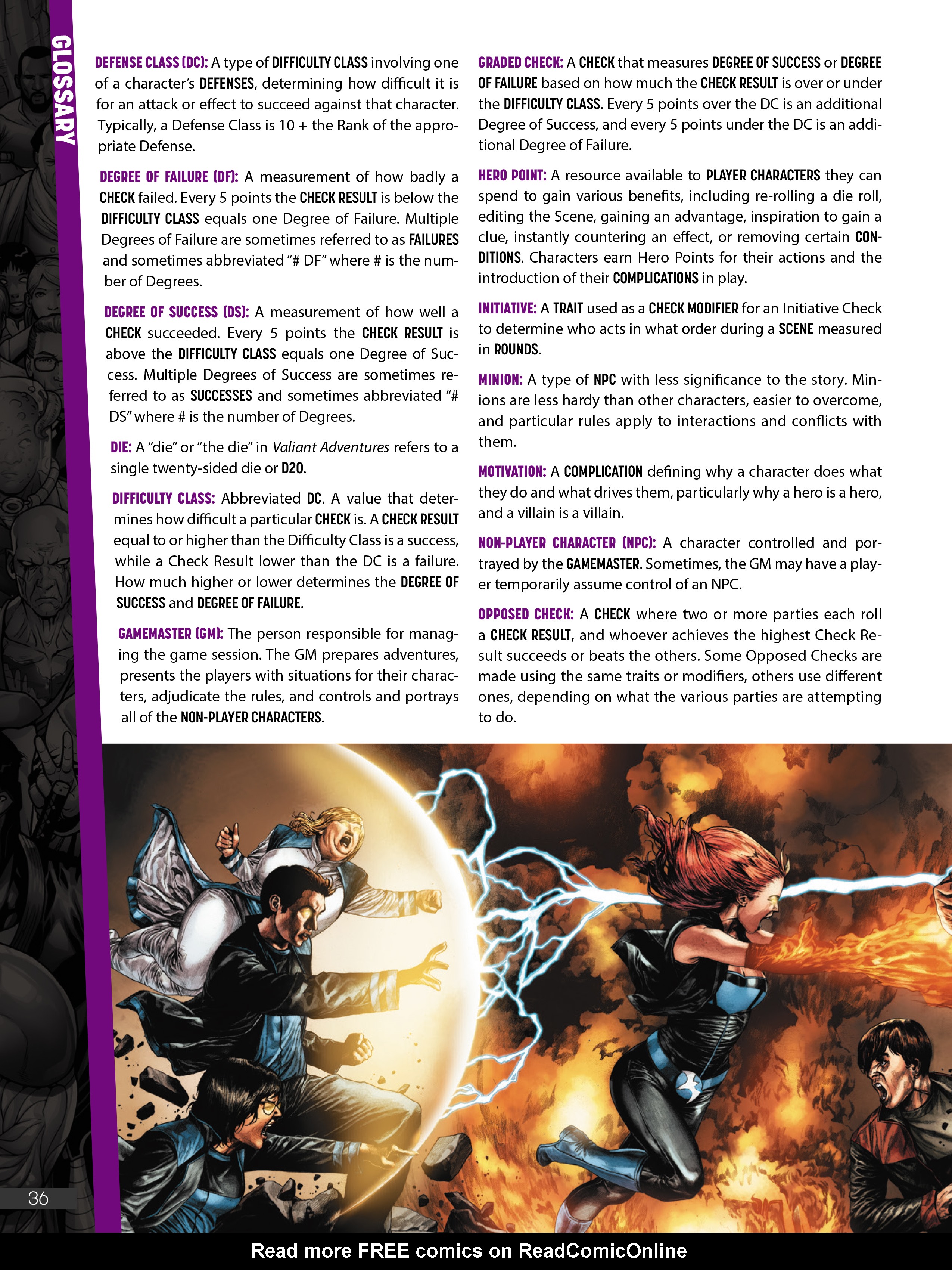 Read online The Valiant Adventures RPG Quickstart comic -  Issue # Full - 37