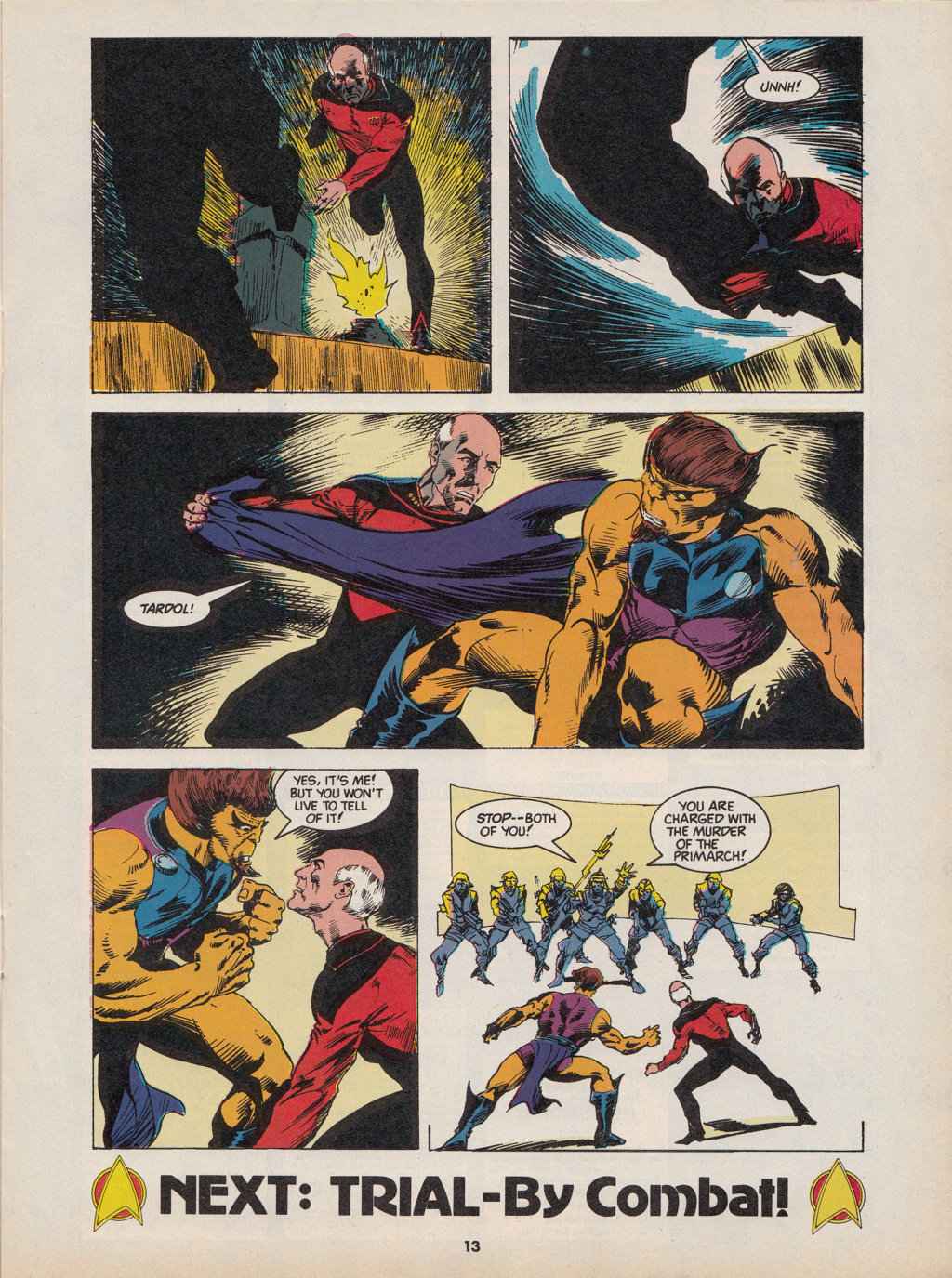 Read online Star Trek The Next Generation (1990) comic -  Issue #9 - 13
