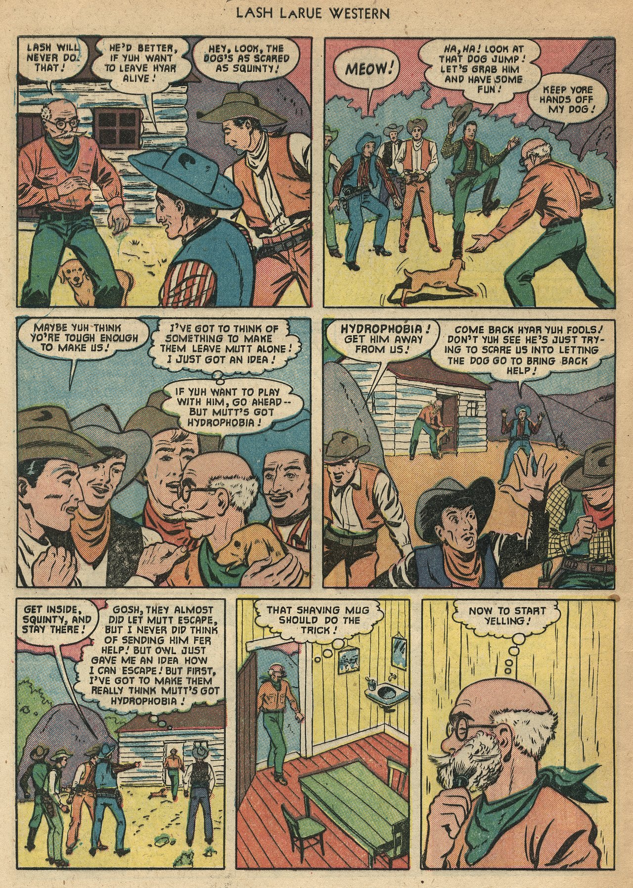 Read online Lash Larue Western (1949) comic -  Issue #22 - 32