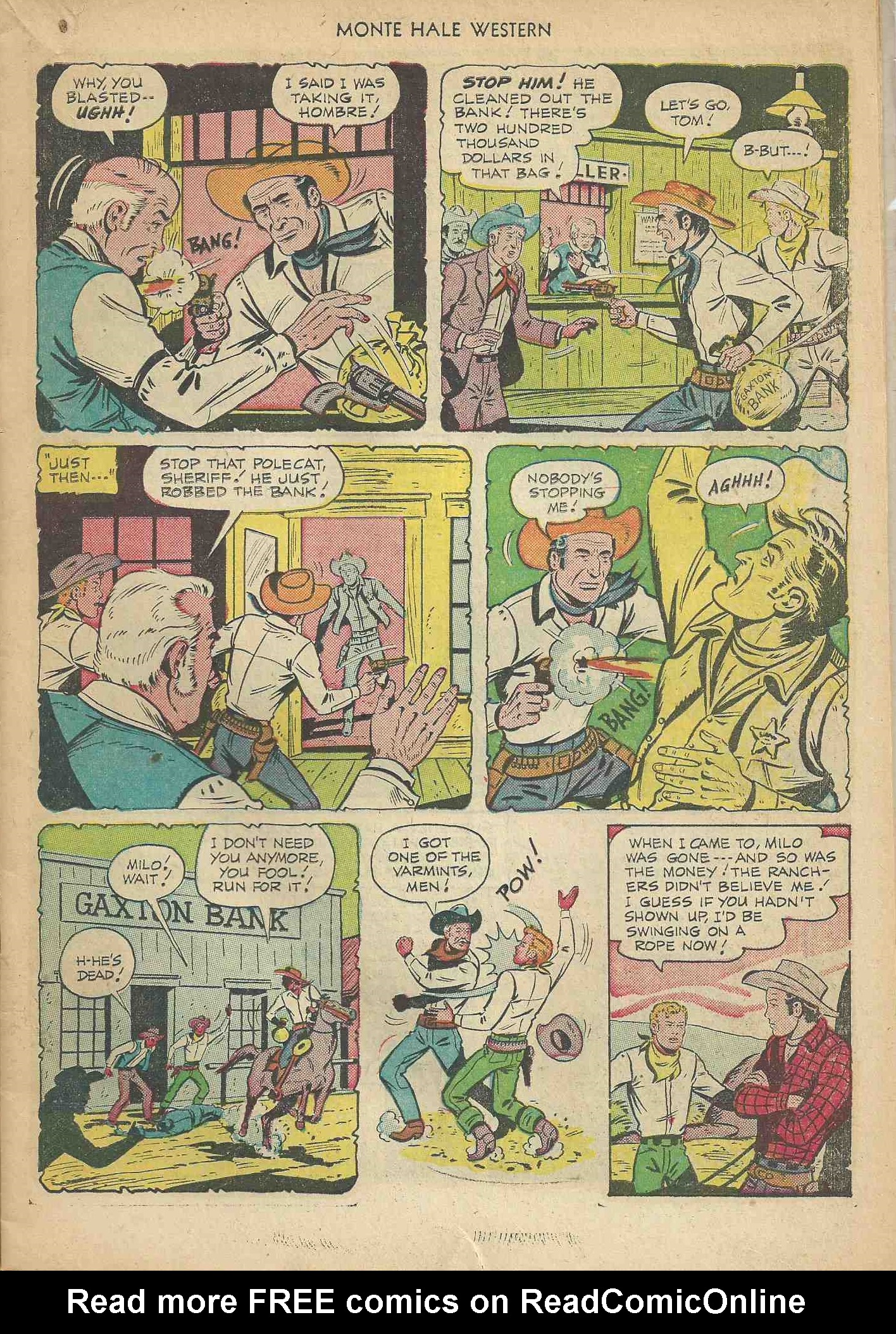Read online Monte Hale Western comic -  Issue #57 - 7