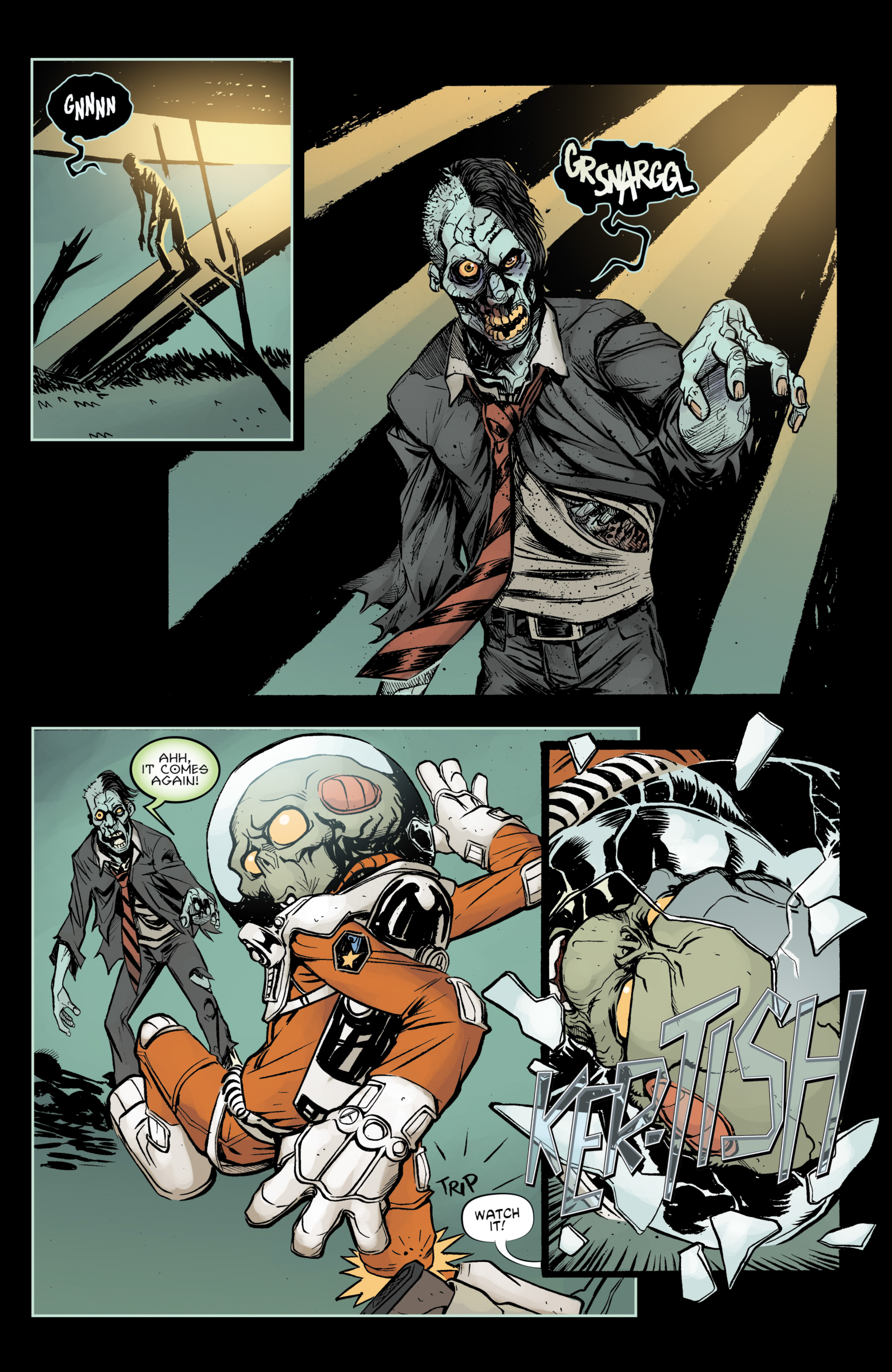 Read online The Colonized: Zombies vs. Aliens comic -  Issue # TPB - 22