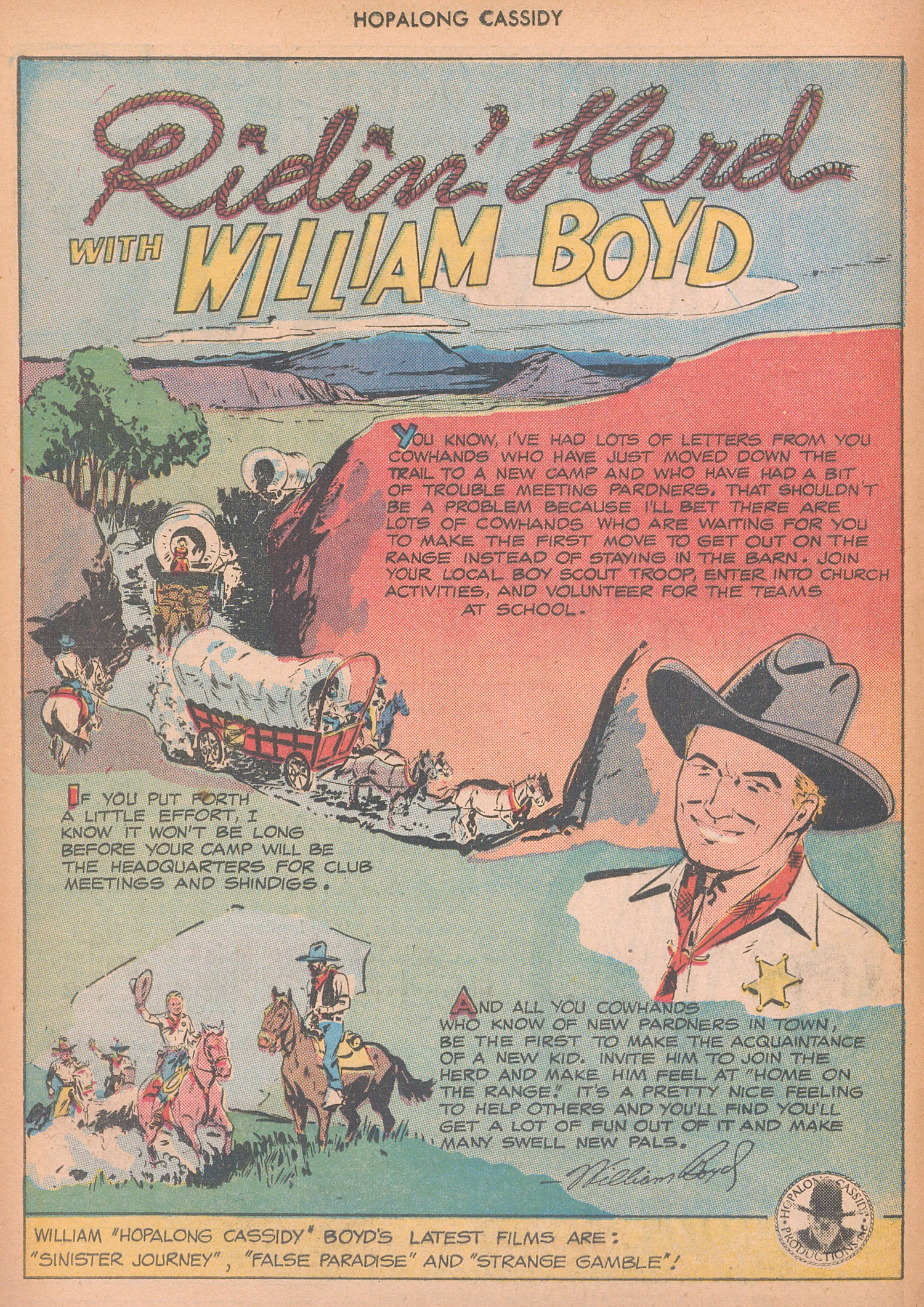 Read online Hopalong Cassidy comic -  Issue #20 - 24