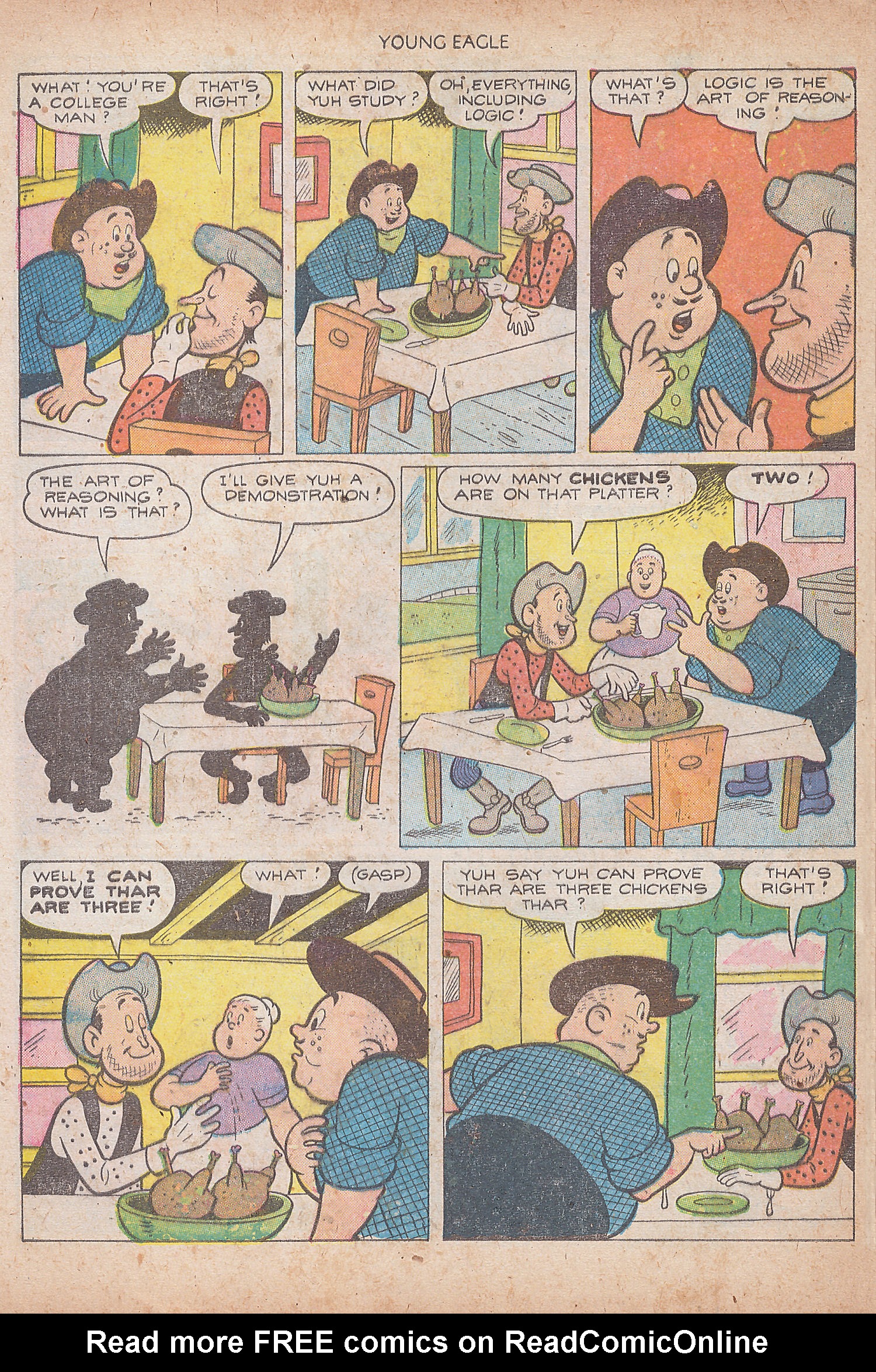 Read online Young Eagle comic -  Issue #7 - 22