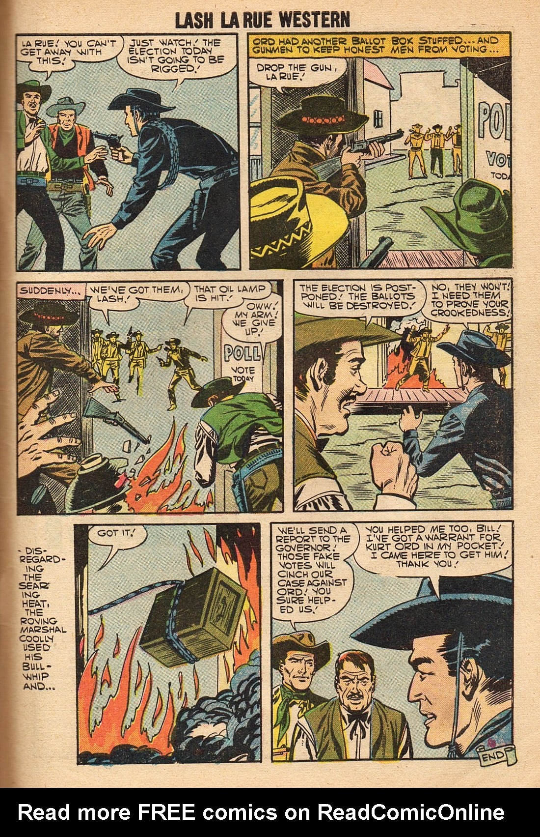 Read online Lash Larue Western (1949) comic -  Issue #67 - 65