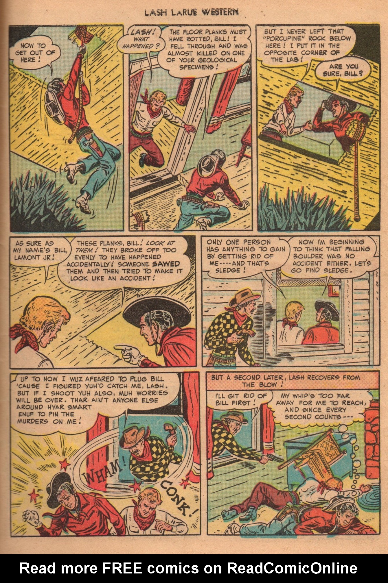 Read online Lash Larue Western (1949) comic -  Issue #1 - 33