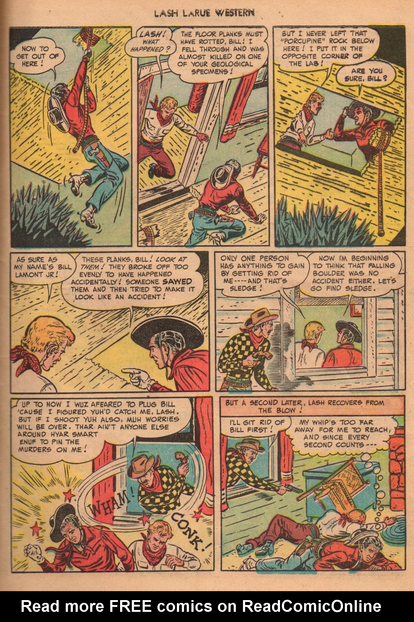 Read online Lash Larue Western (1949) comic -  Issue #1 - 33