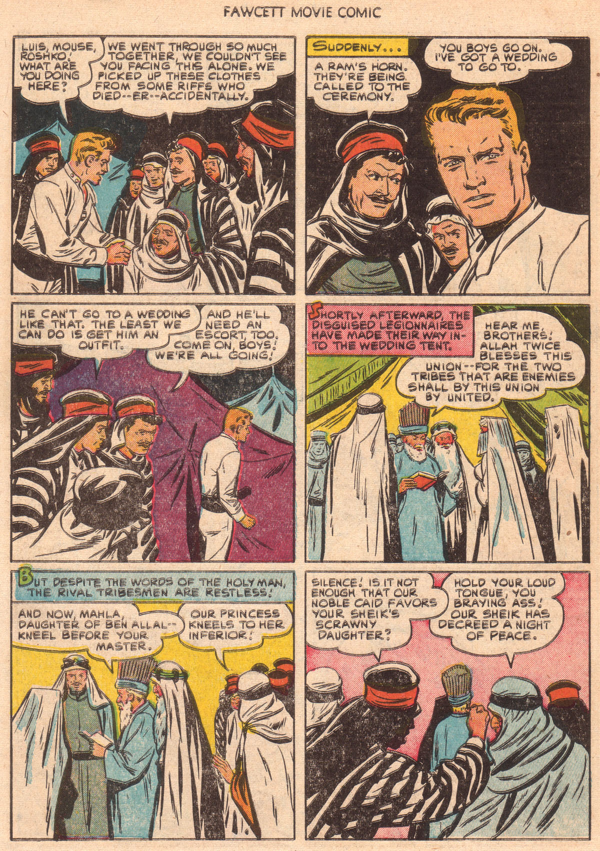 Read online Fawcett Movie Comic comic -  Issue #16 - 33