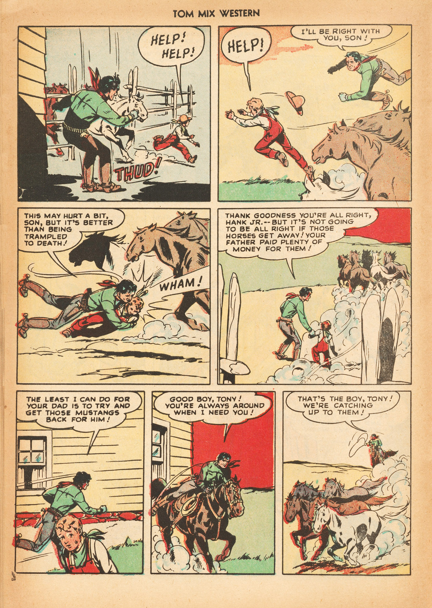 Read online Tom Mix Western (1948) comic -  Issue #15 - 20
