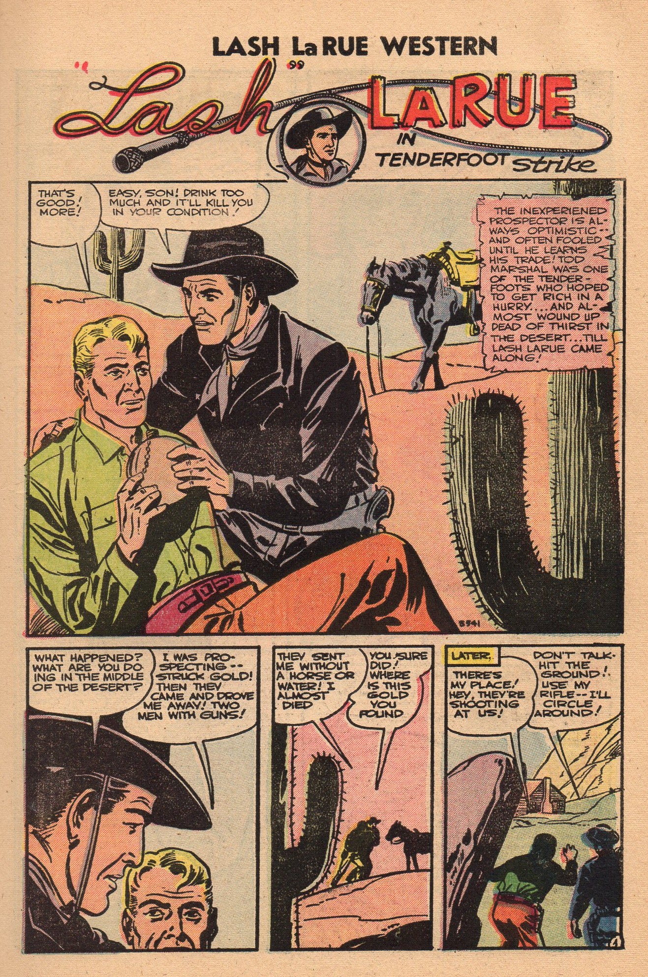 Read online Lash Larue Western (1949) comic -  Issue #60 - 23