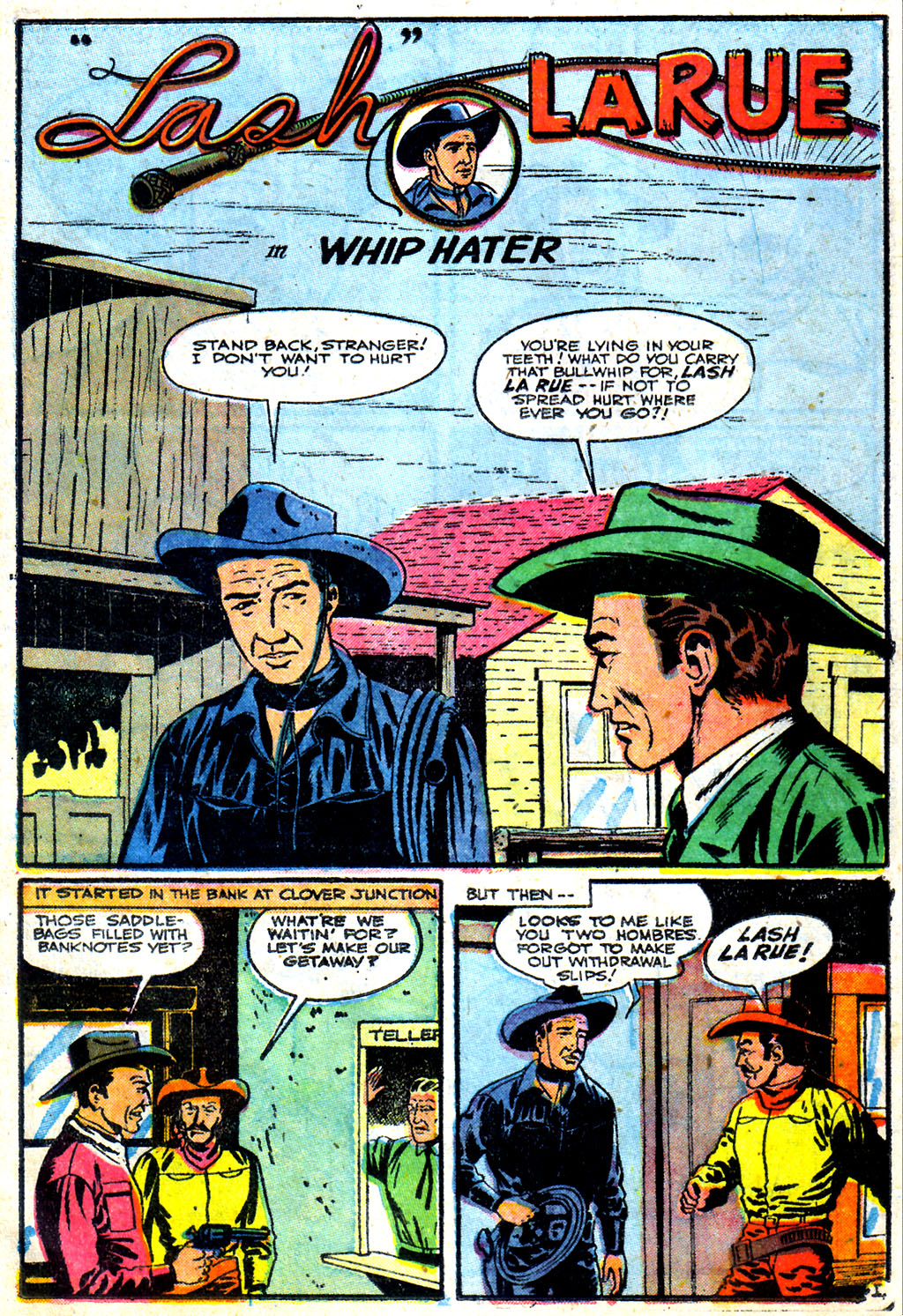 Read online Lash Larue Western (1949) comic -  Issue #59 - 11