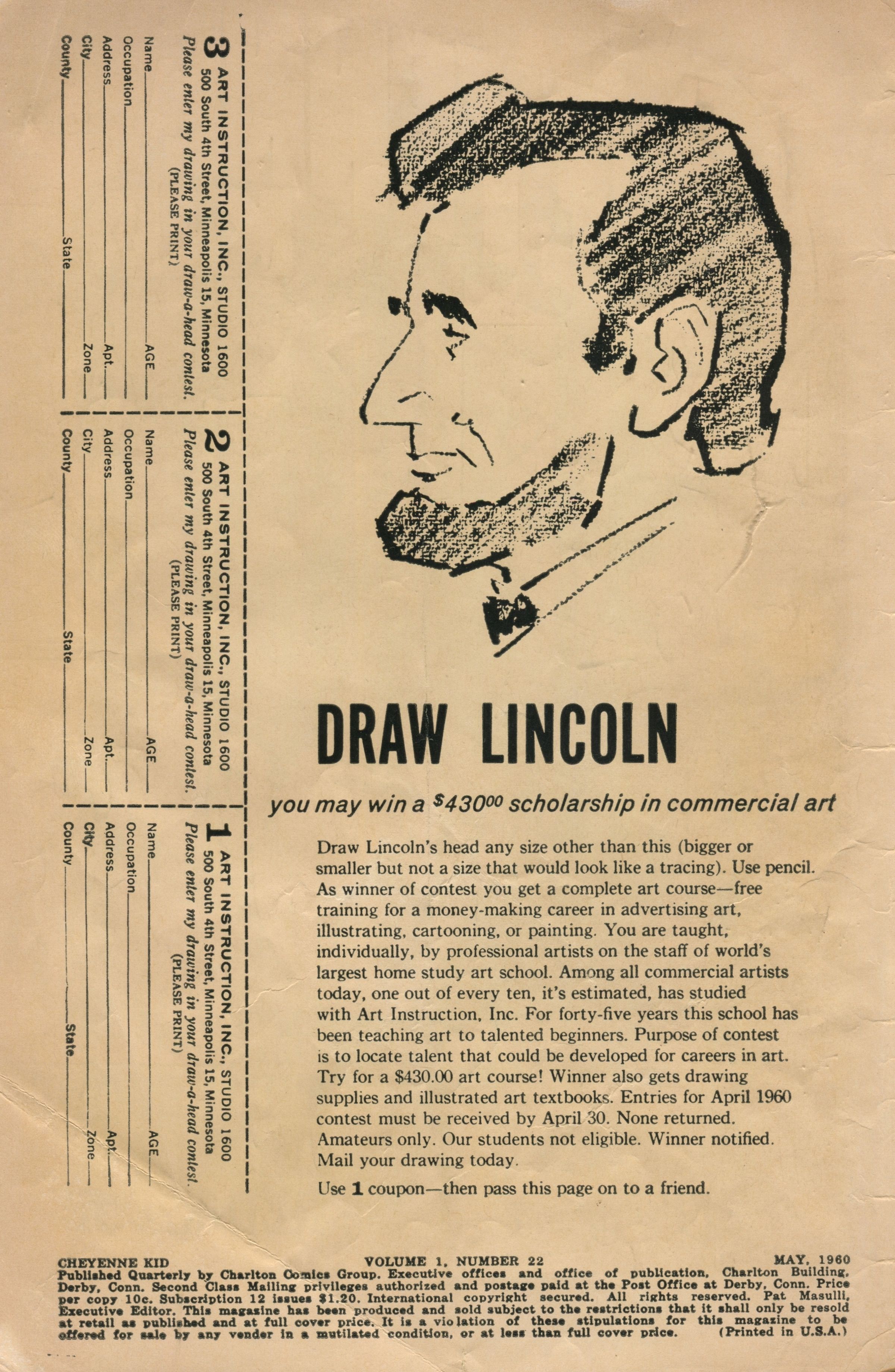 Read online Cheyenne Kid comic -  Issue #22 - 2