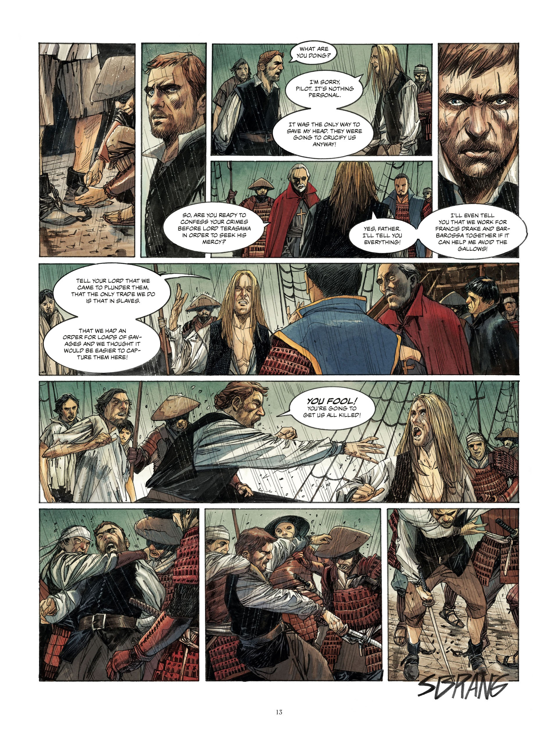 Read online William Adams, Samuraj comic -  Issue #1 - 13