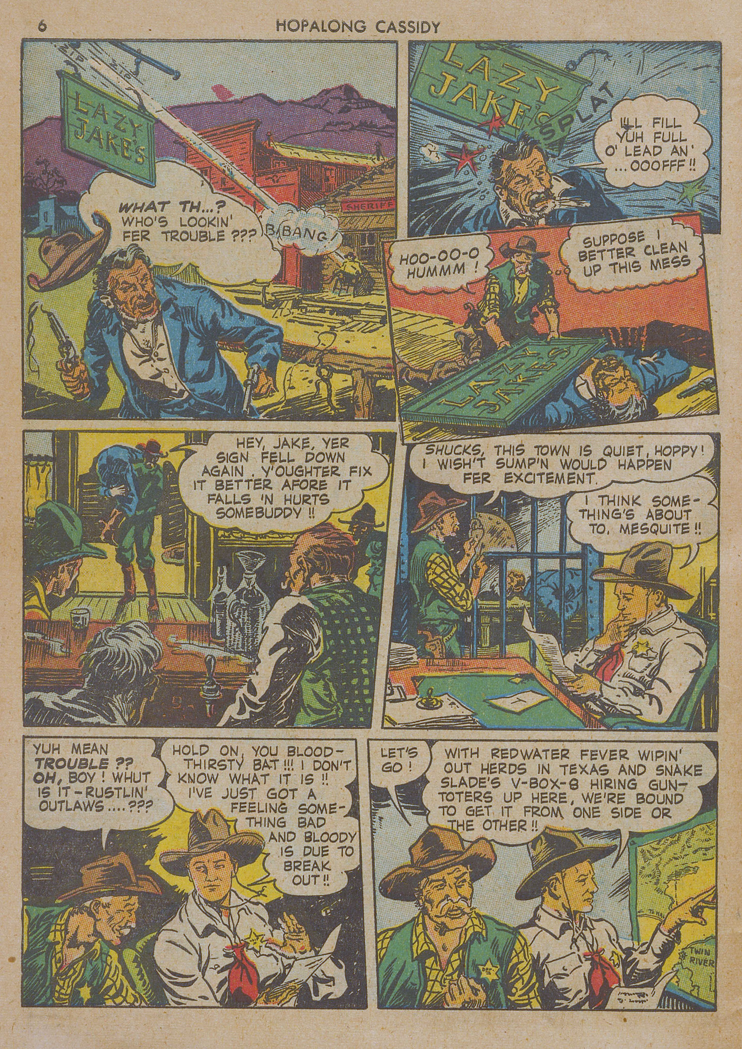 Read online Hopalong Cassidy comic -  Issue #1 - 6