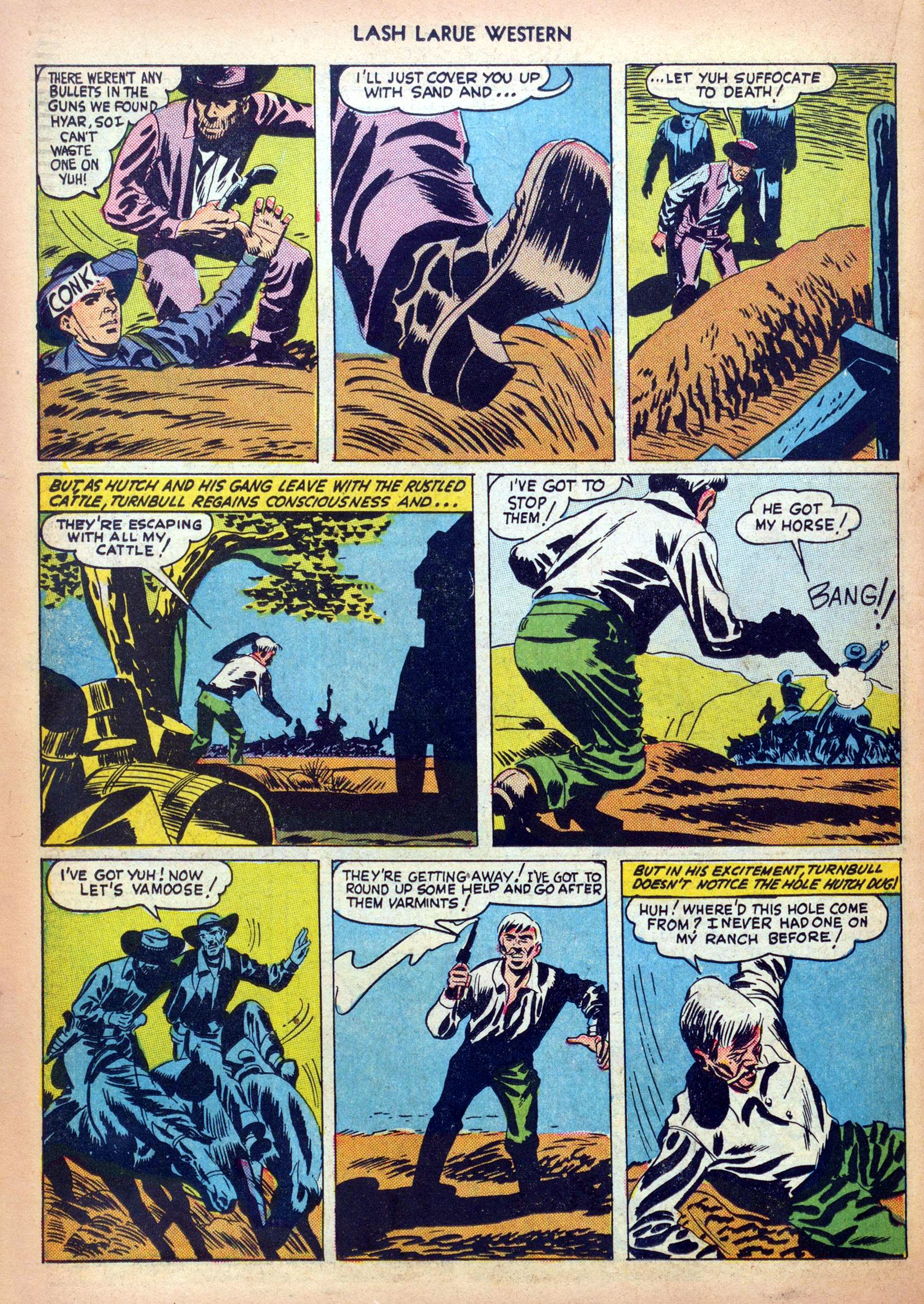 Read online Lash Larue Western (1949) comic -  Issue #5 - 22