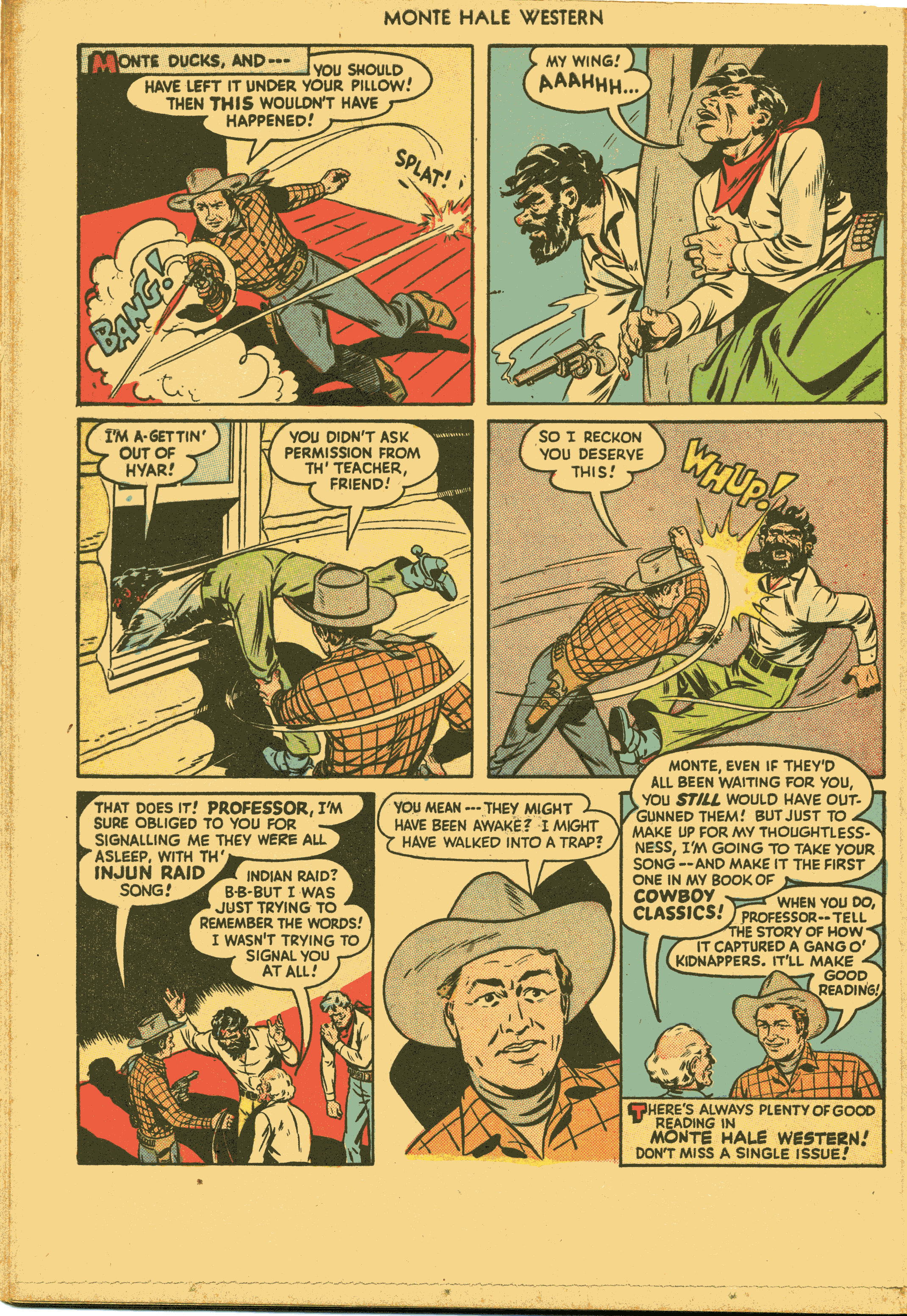 Read online Monte Hale Western comic -  Issue #31 - 32