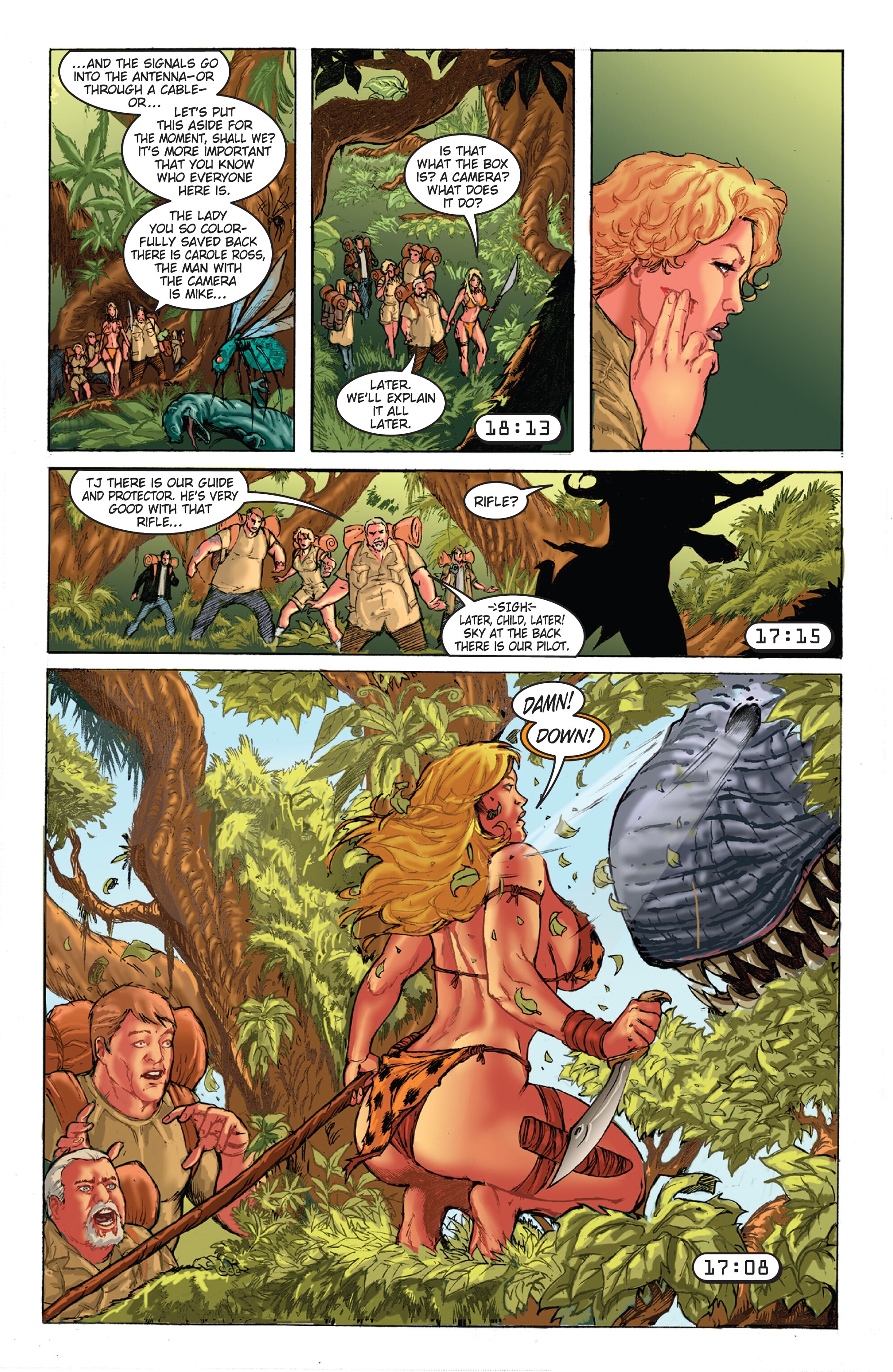 Read online Frank Cho's Jungle Girl: The Complete Omnibus comic -  Issue # TPB (Part 1) - 34