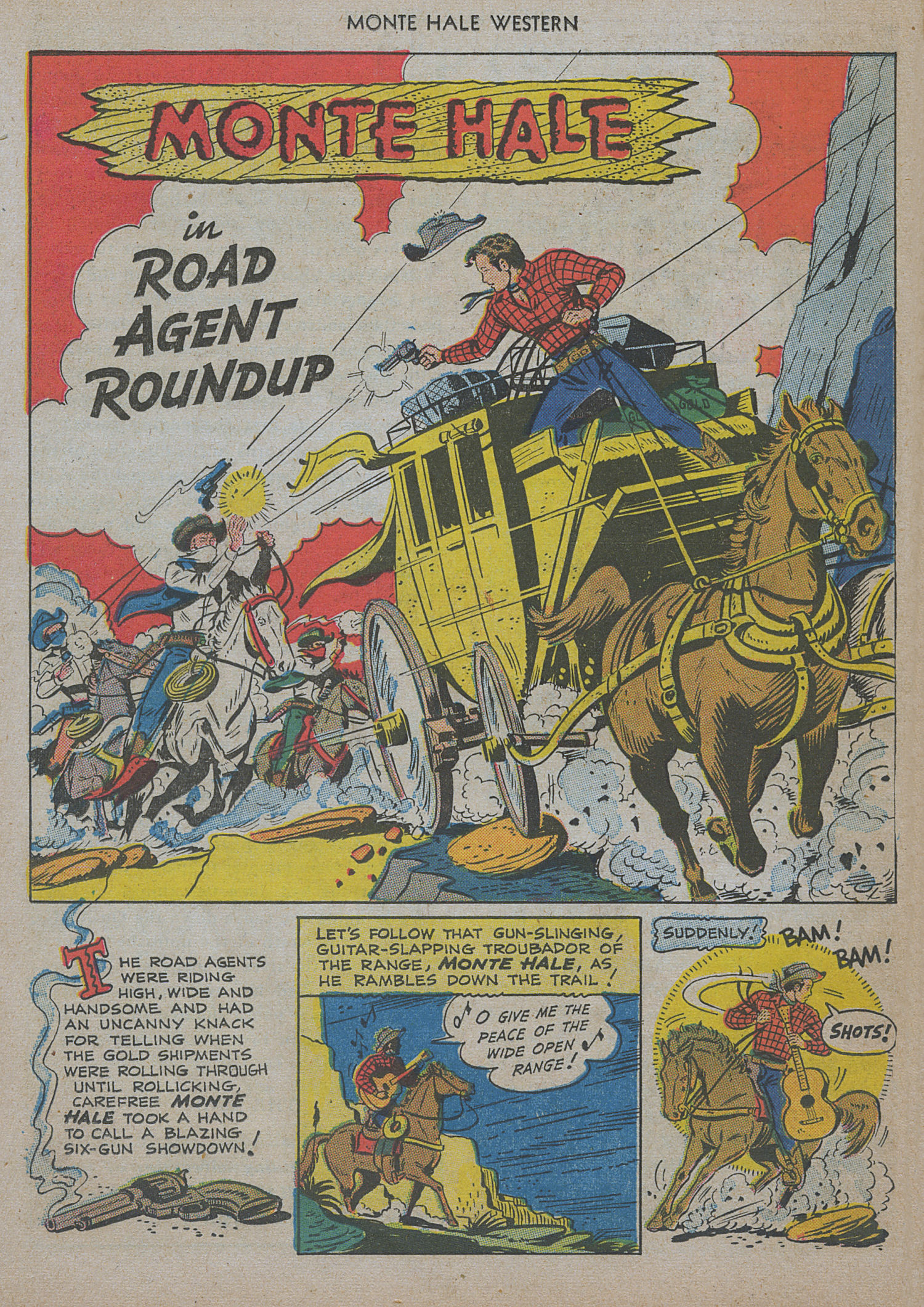 Read online Monte Hale Western comic -  Issue #47 - 42