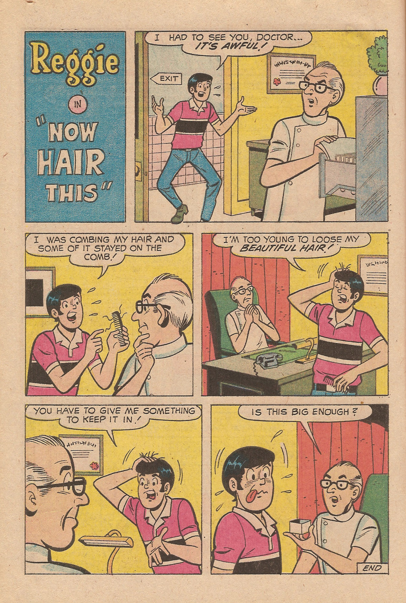 Read online Reggie's Wise Guy Jokes comic -  Issue #25 - 8