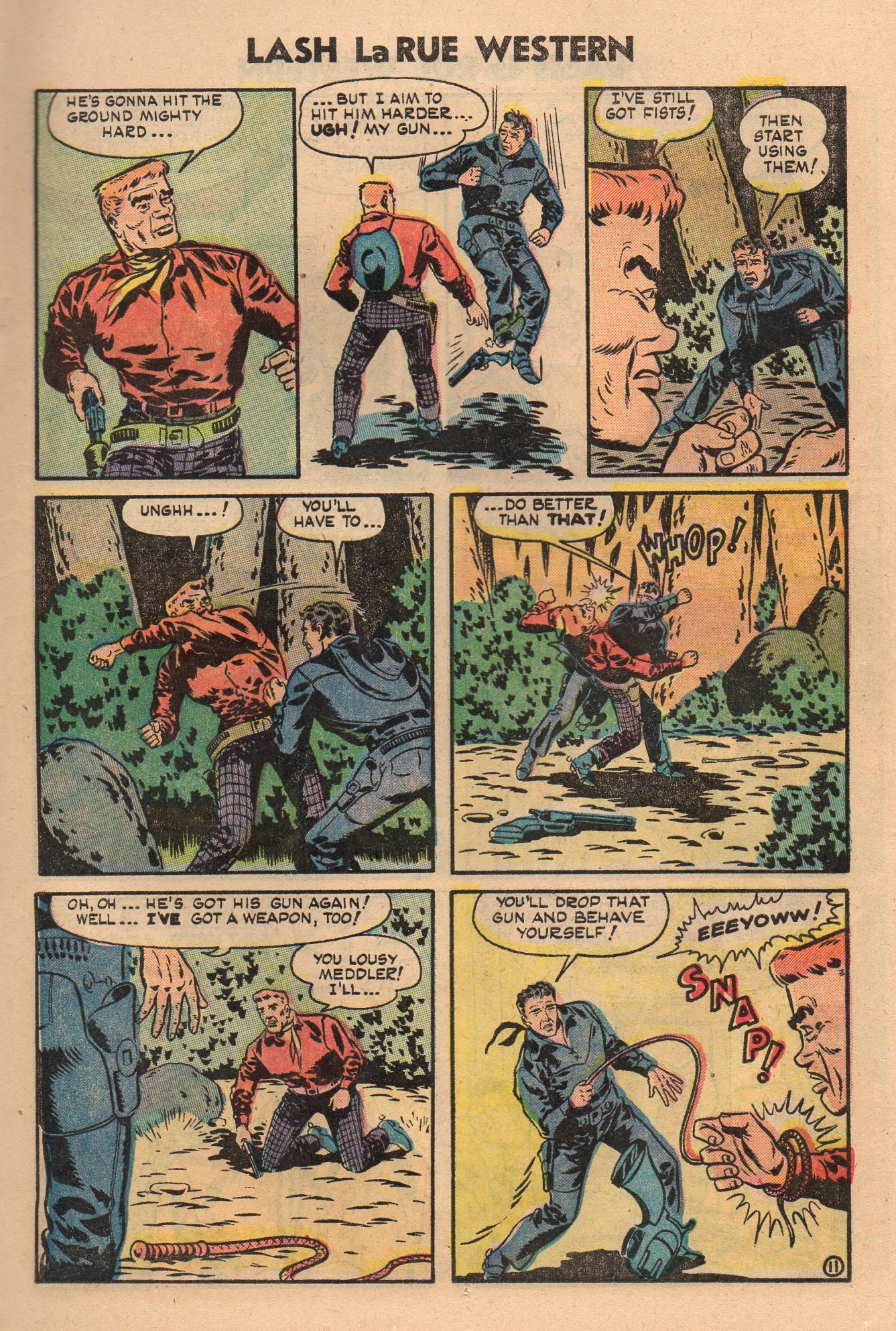 Read online Lash Larue Western (1949) comic -  Issue #50 - 13