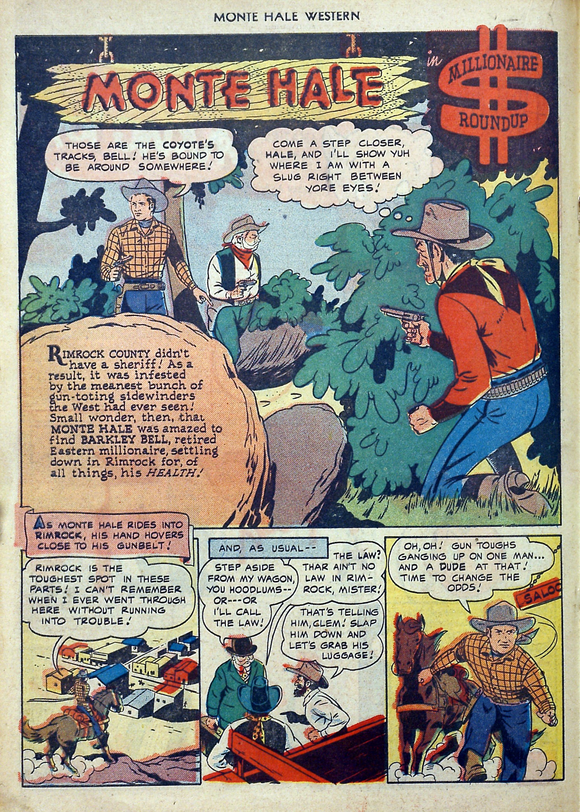 Read online Monte Hale Western comic -  Issue #40 - 26
