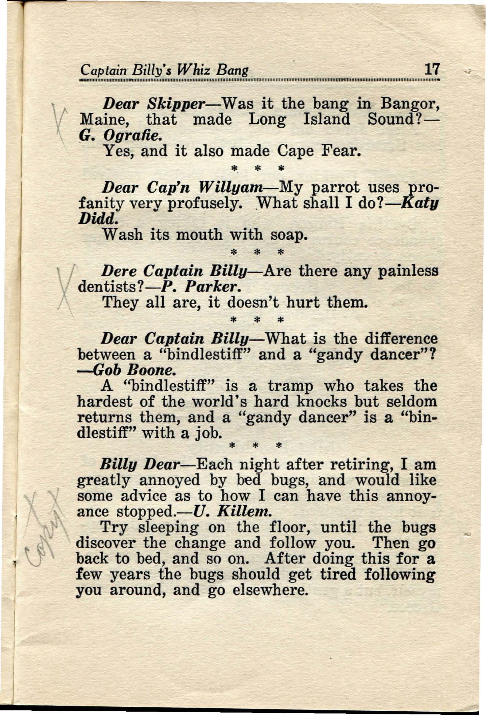 Read online Captain Billy's Whiz Bang comic -  Issue #35 - 19