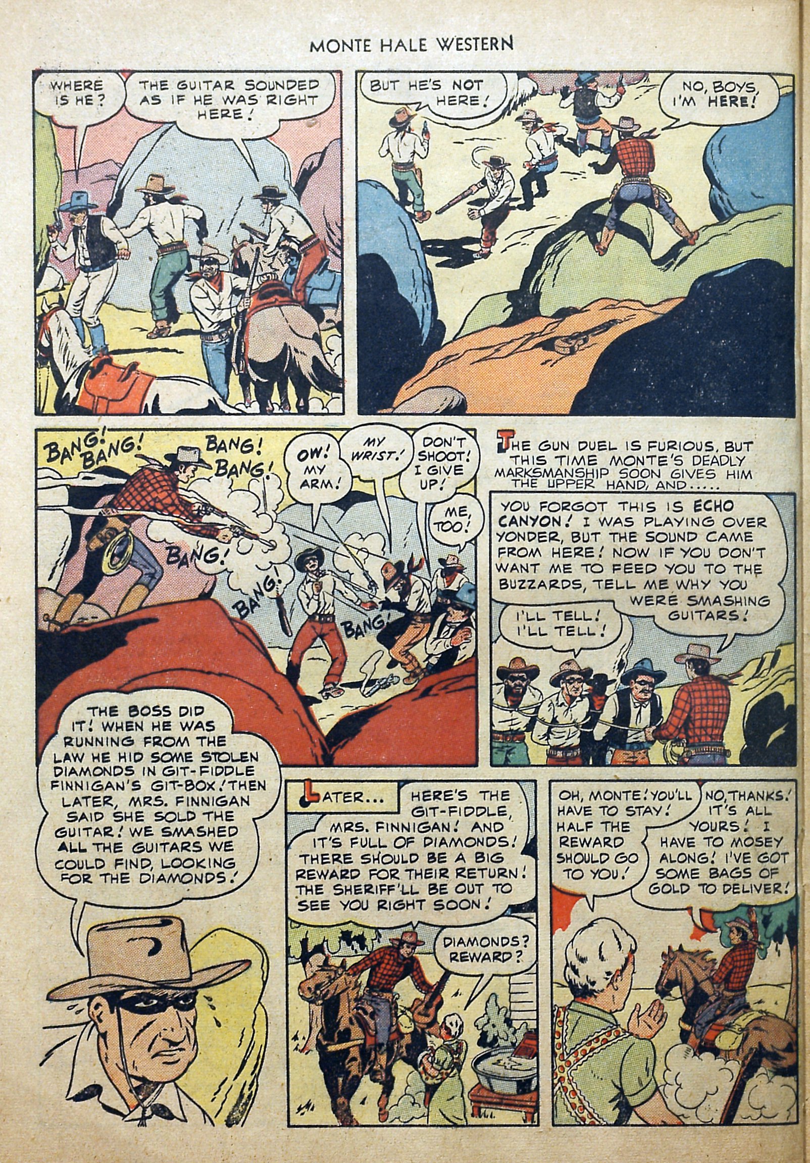 Read online Monte Hale Western comic -  Issue #46 - 32