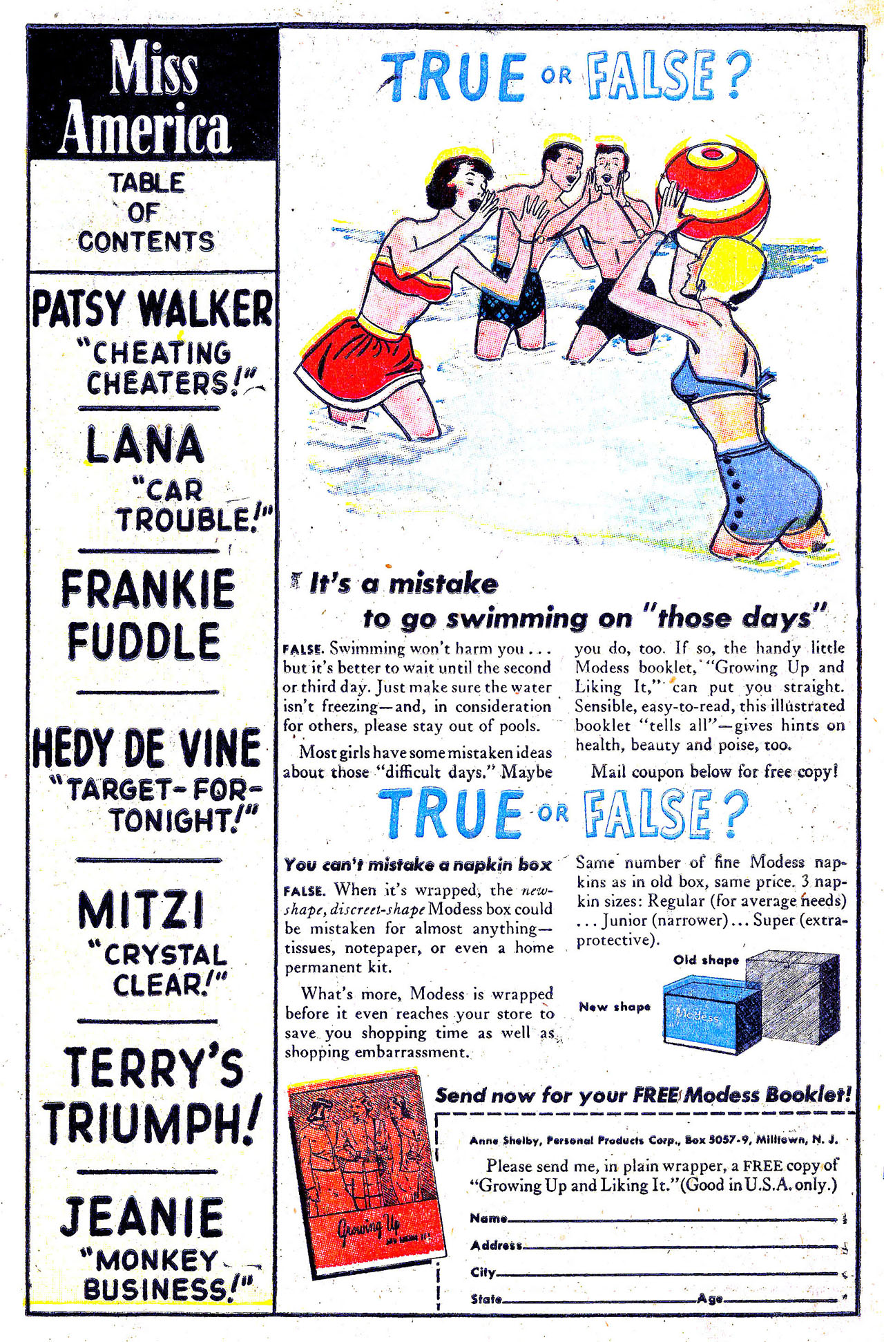 Read online Miss America comic -  Issue #35 - 3