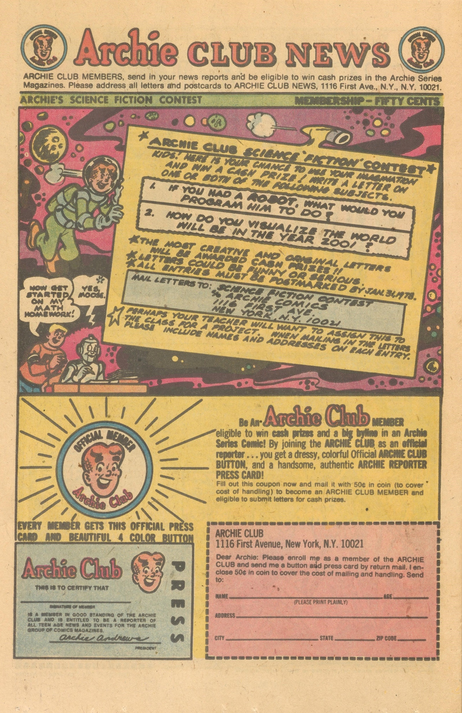 Read online Reggie's Wise Guy Jokes comic -  Issue #44 - 26