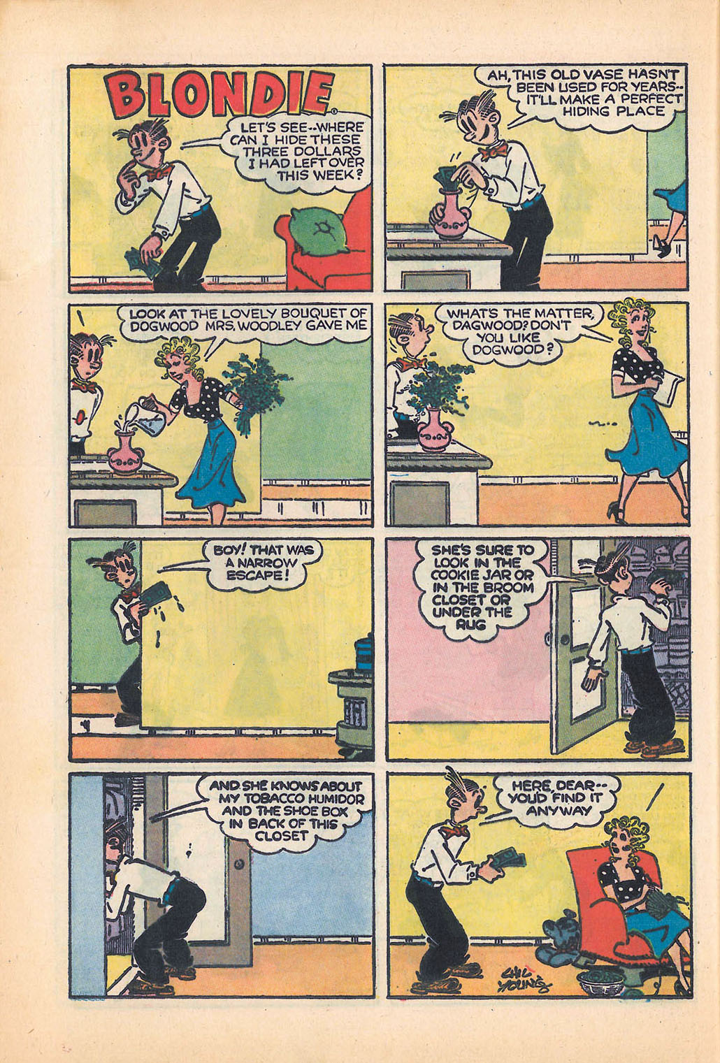 Read online Blondie Comics (1960) comic -  Issue #149 - 32