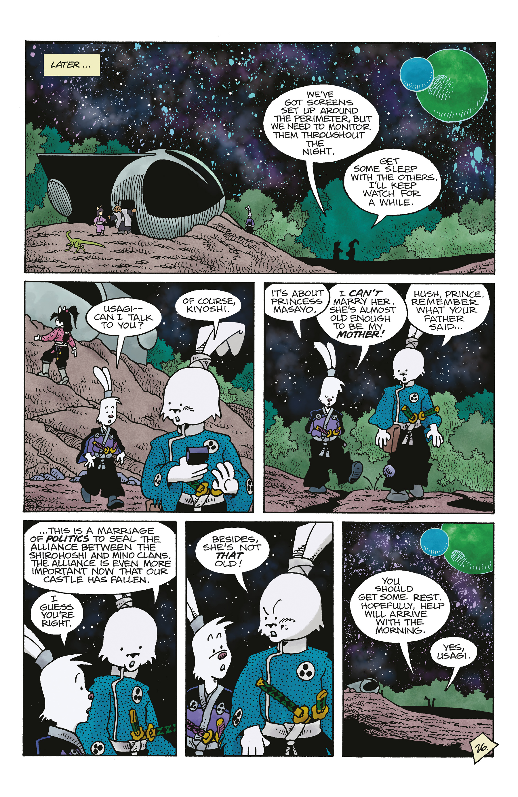 Read online Space Usagi: Death and Honor comic -  Issue #2 - 28