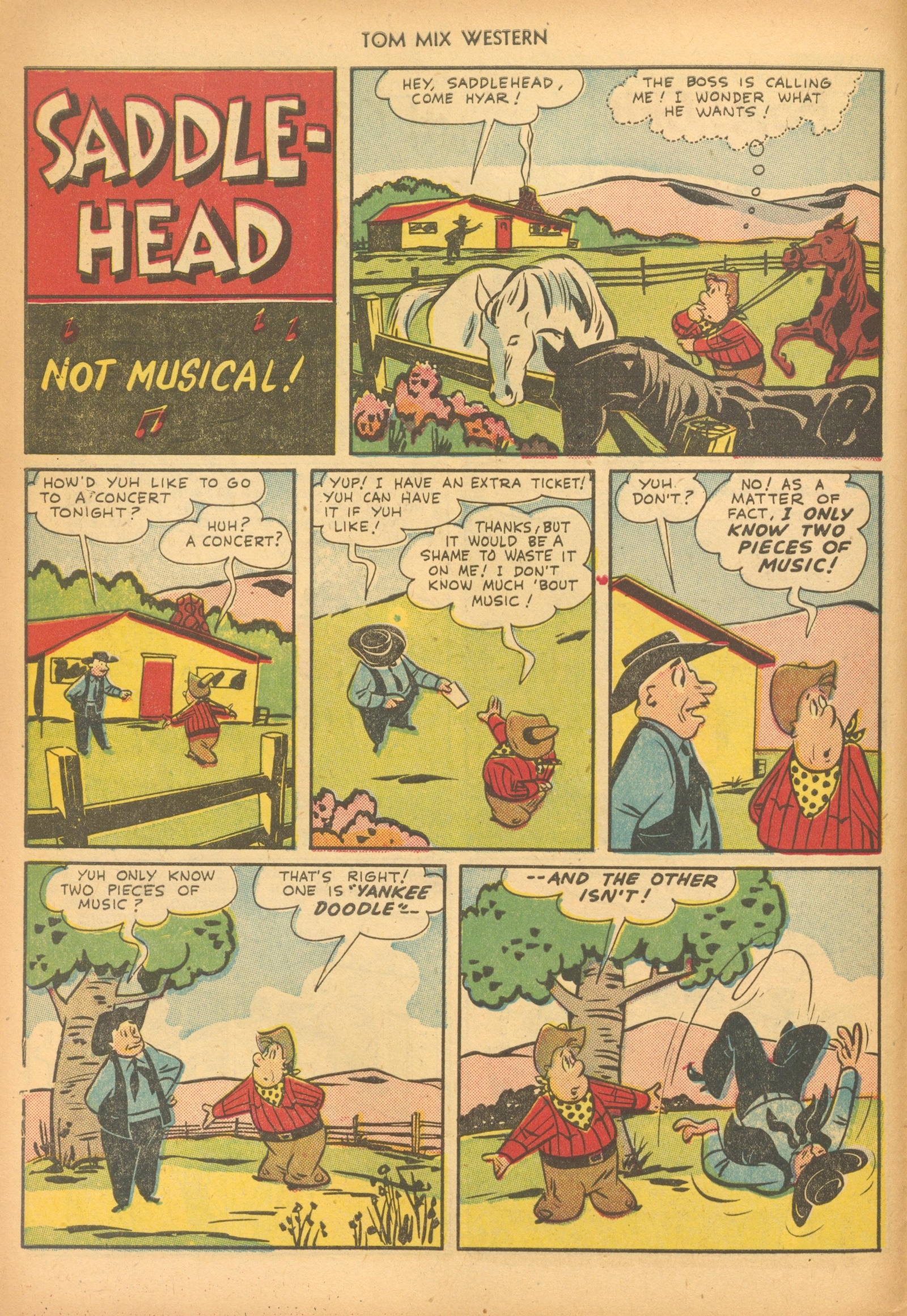Read online Tom Mix Western (1948) comic -  Issue #44 - 10