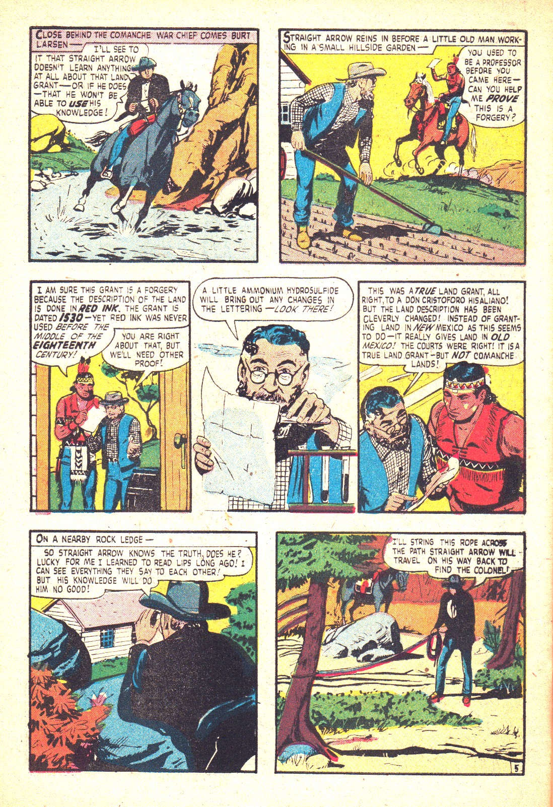 Read online Straight Arrow comic -  Issue #52 - 30