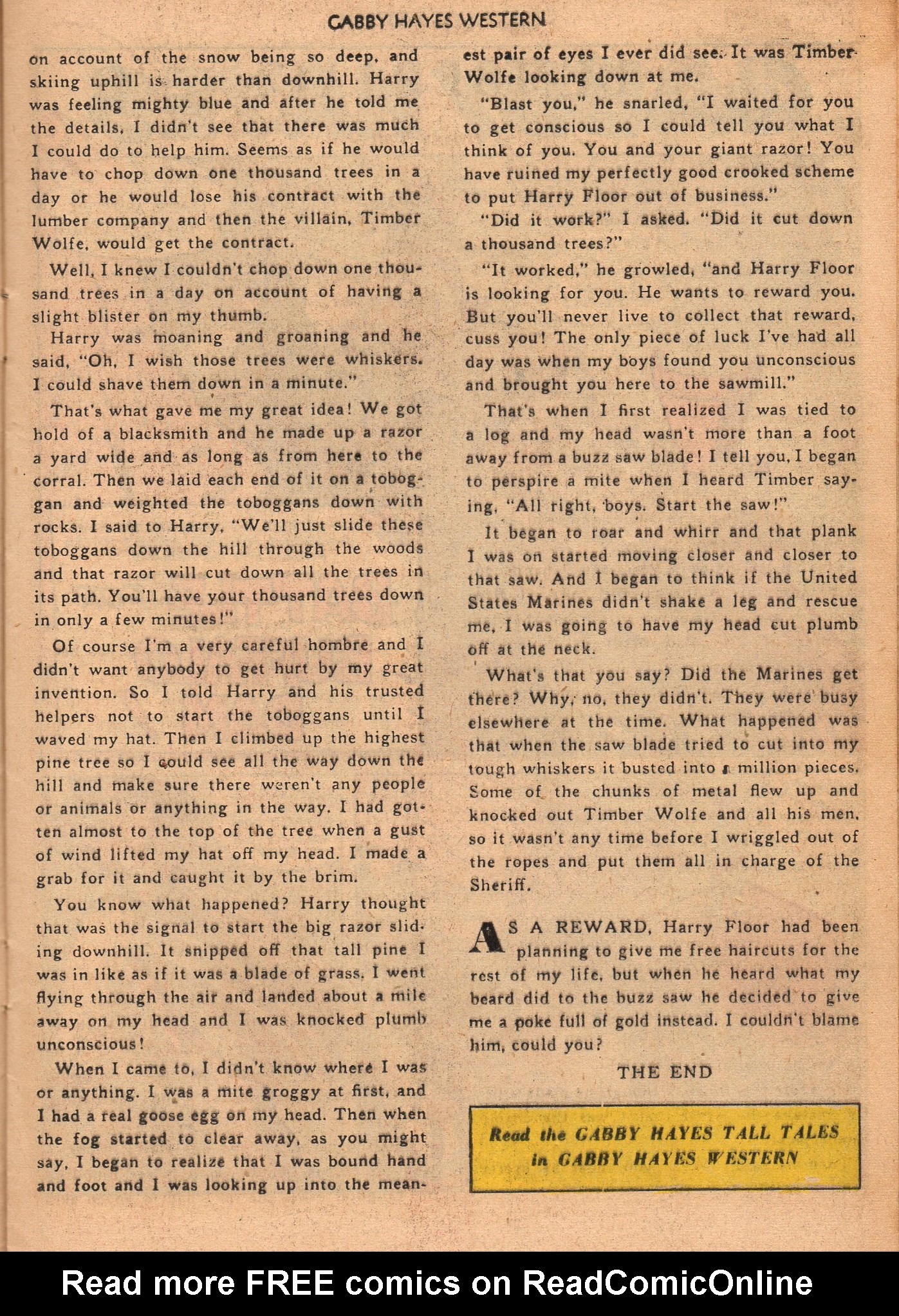 Read online Gabby Hayes Western comic -  Issue #48 - 13