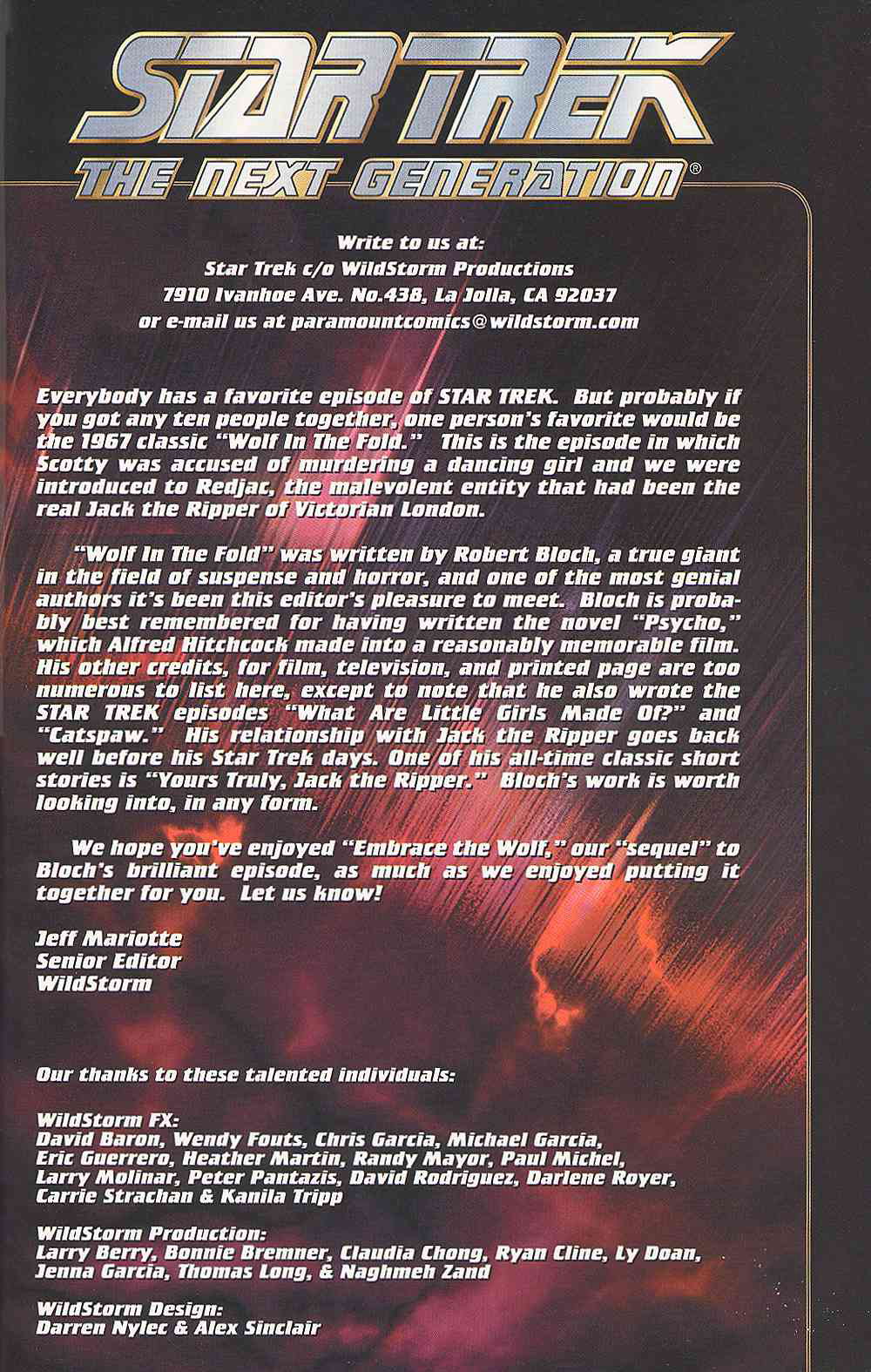 Star Trek: The Next Generation: Embrace the Wolf issue Full - Page 47