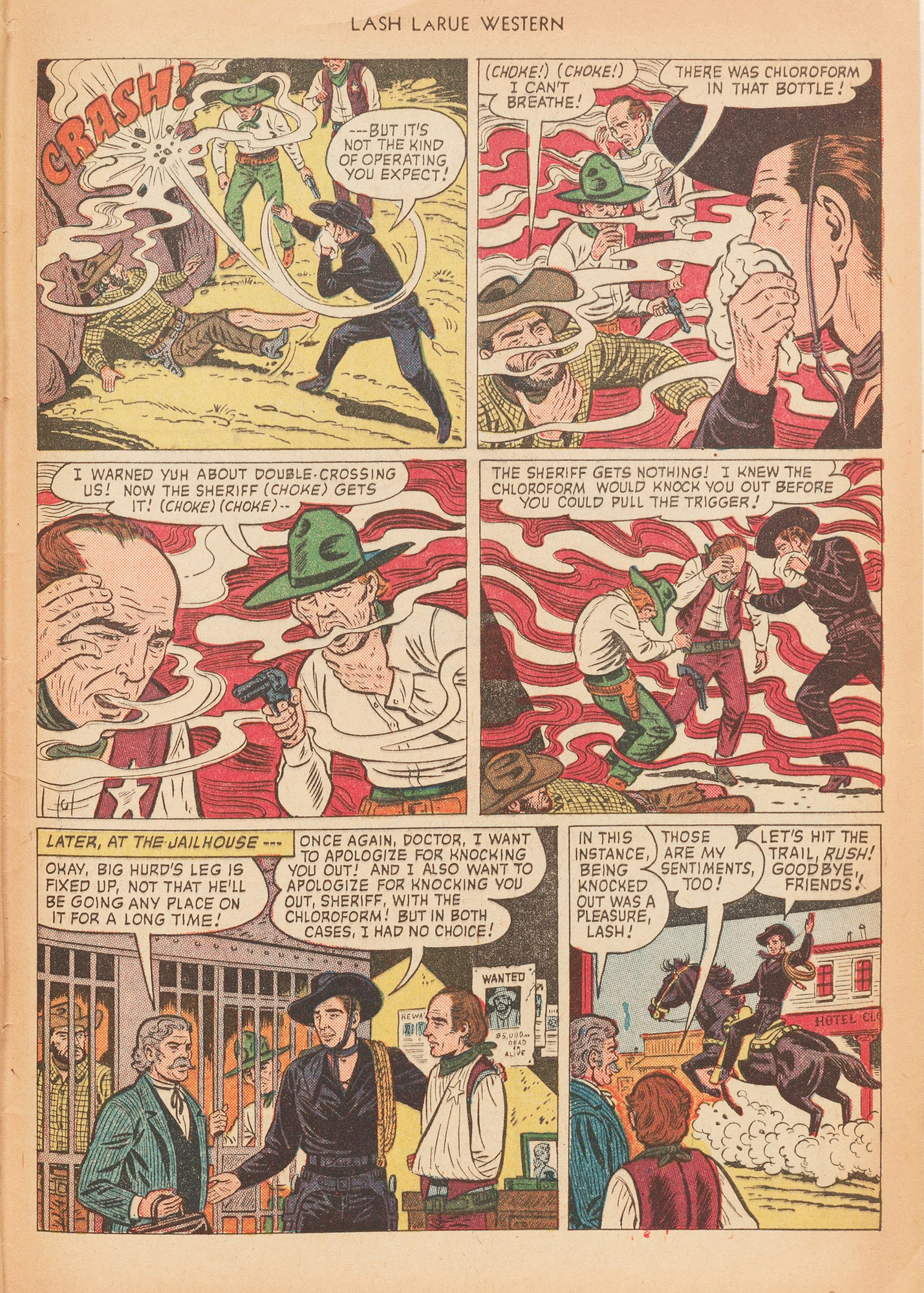 Read online Lash Larue Western (1949) comic -  Issue #15 - 45