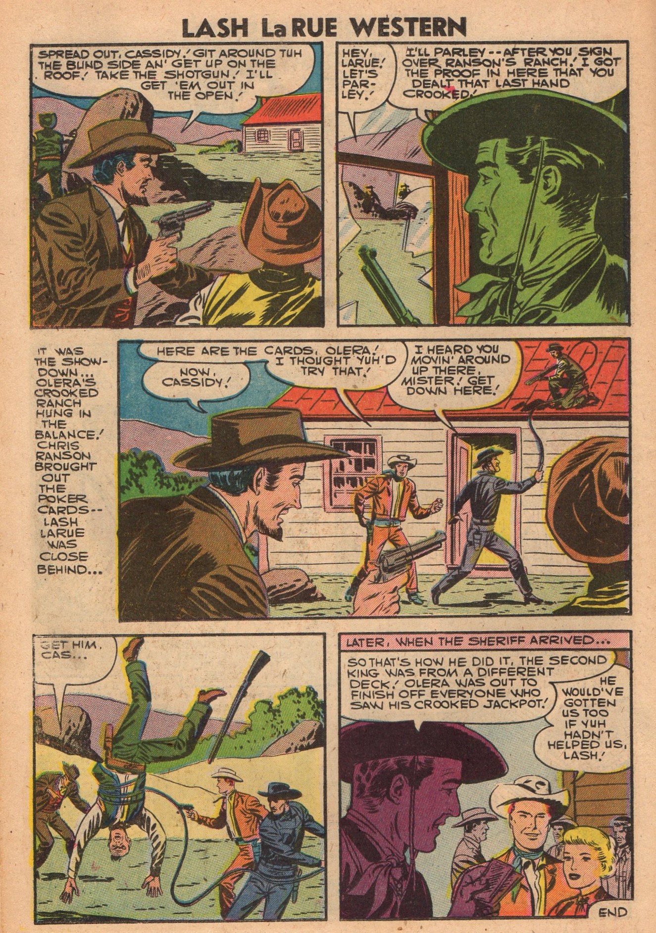 Read online Lash Larue Western (1949) comic -  Issue #64 - 18