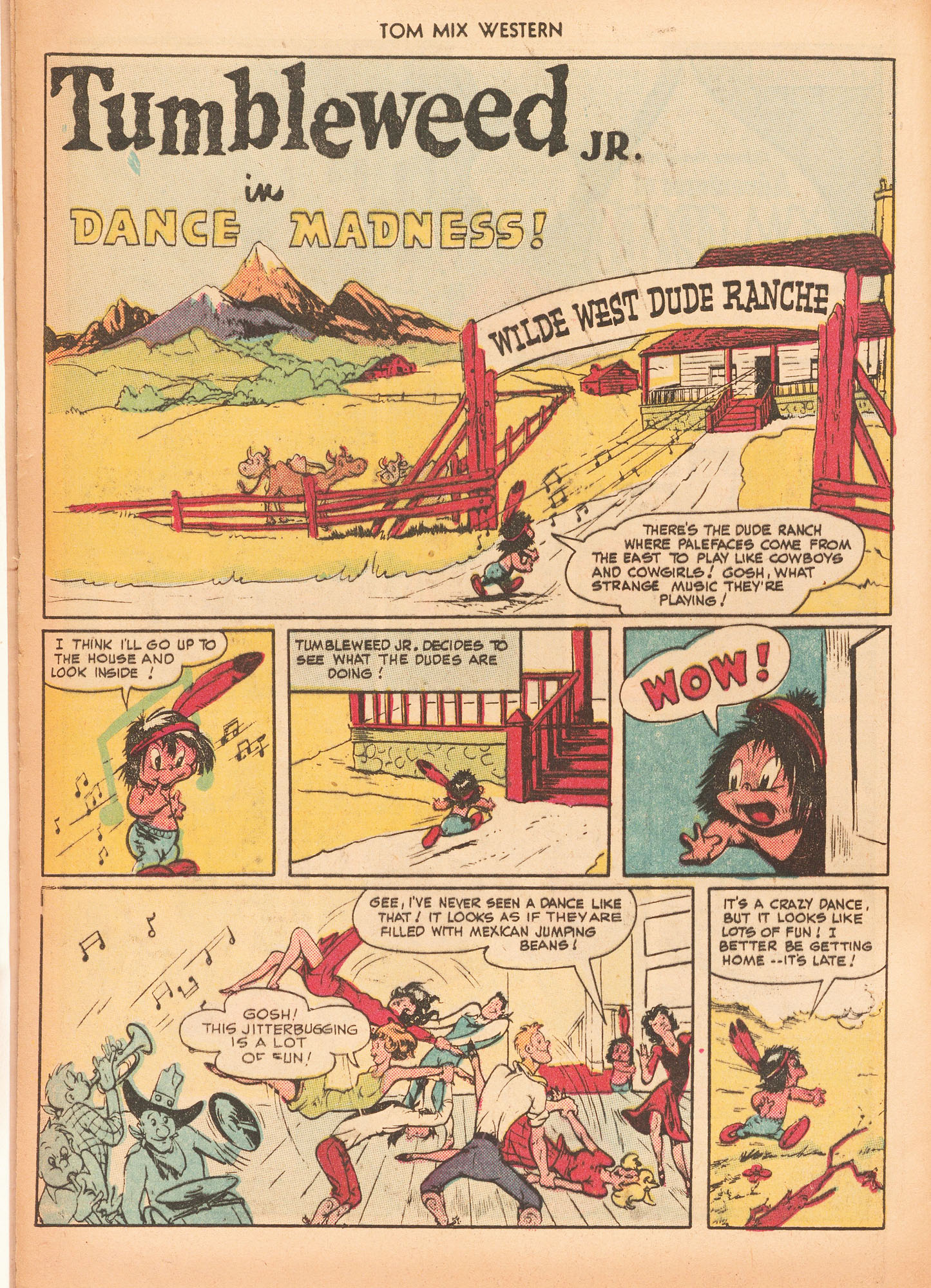 Read online Tom Mix Western (1948) comic -  Issue #25 - 36
