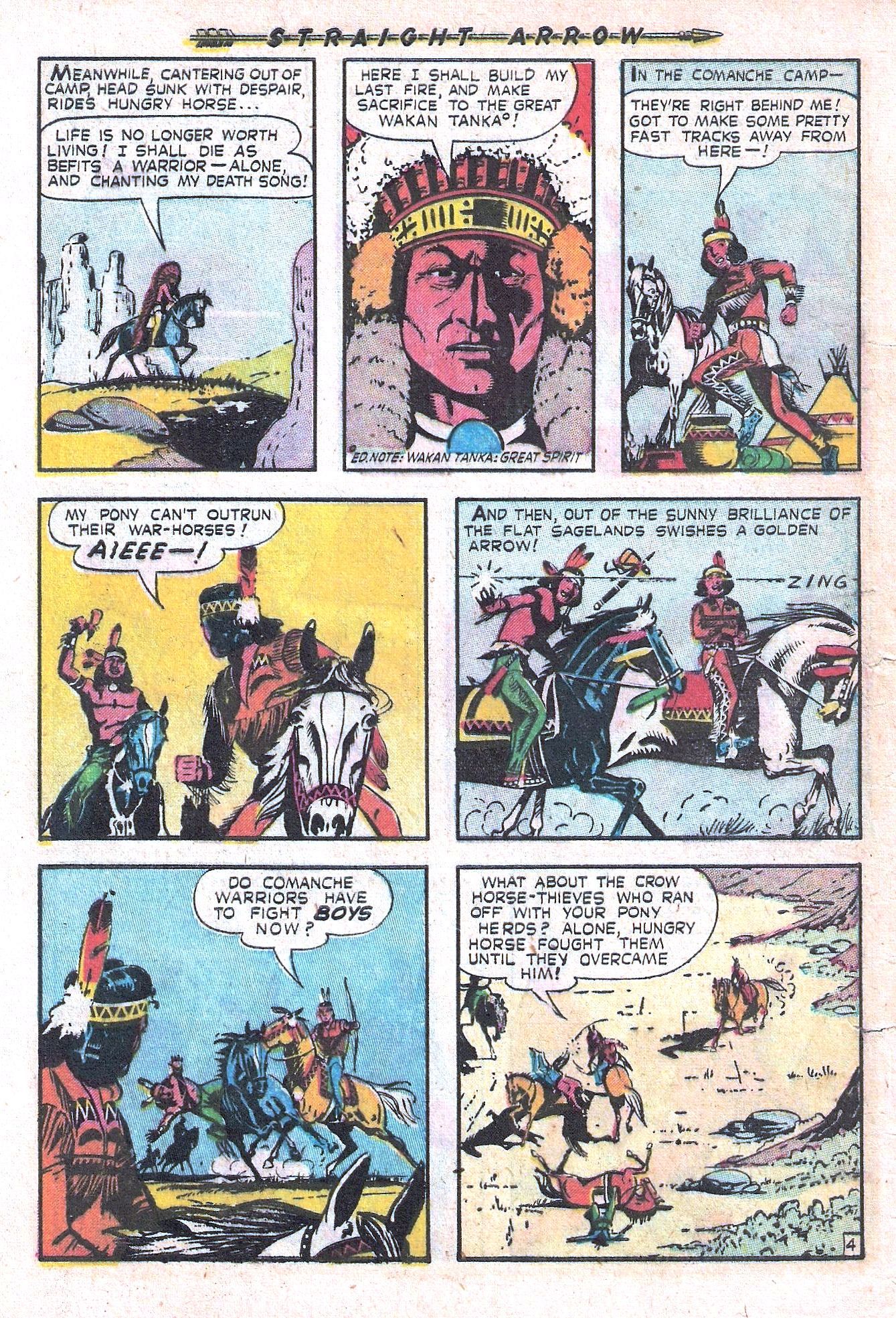 Read online Straight Arrow comic -  Issue #21 - 6