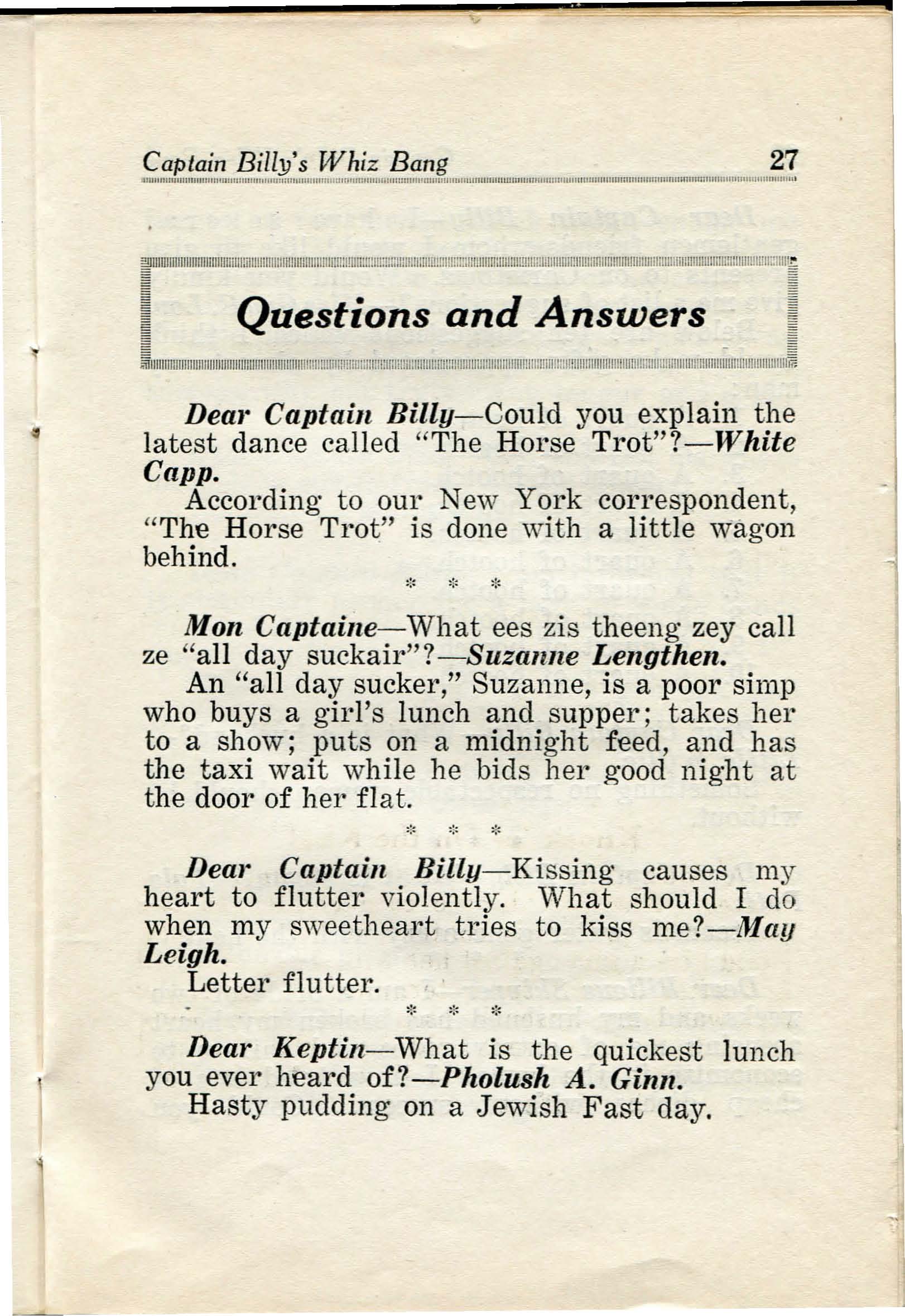 Read online Captain Billy's Whiz Bang comic -  Issue #28 - 29