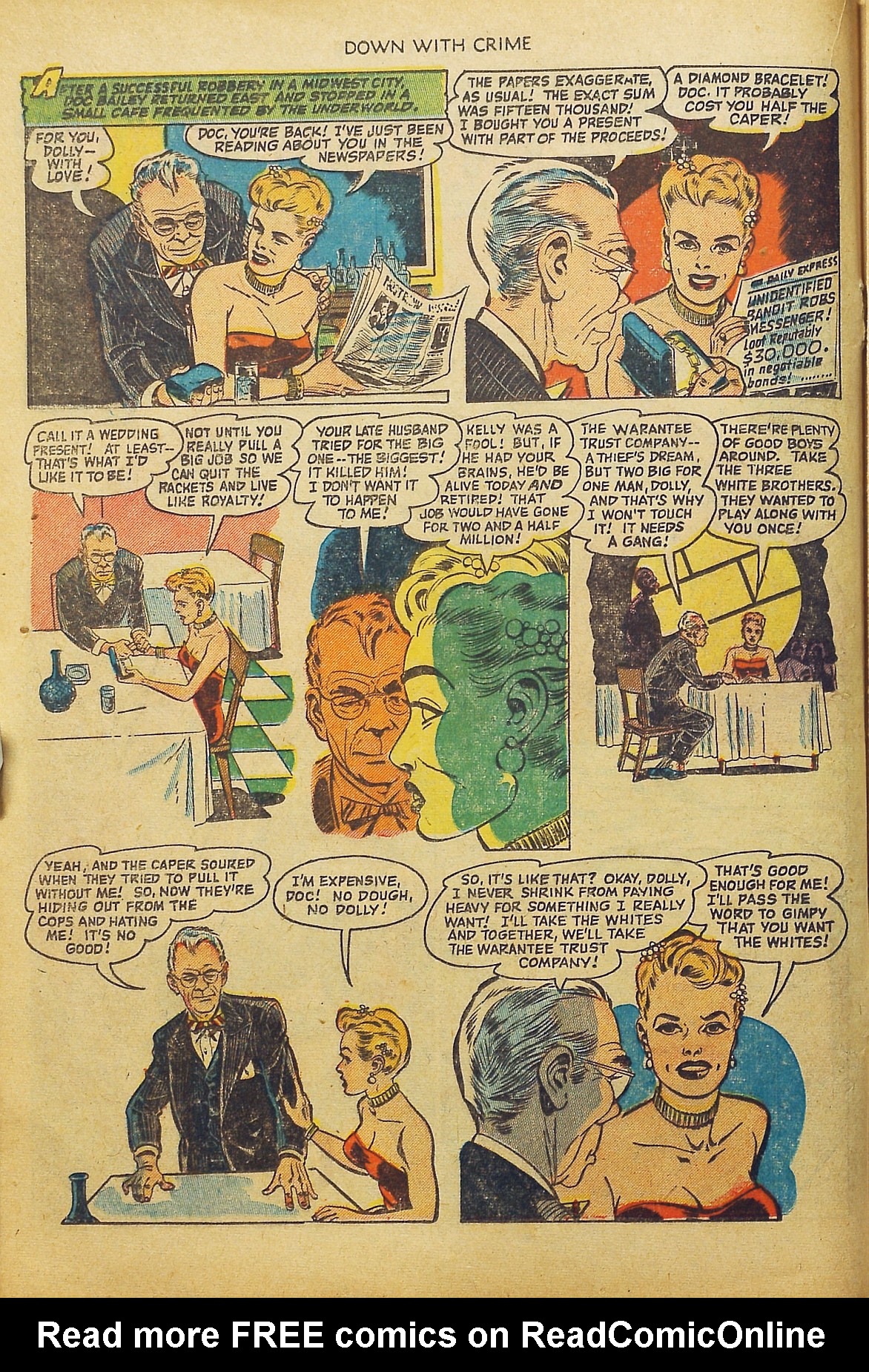 Read online Down With Crime comic -  Issue #4 - 16