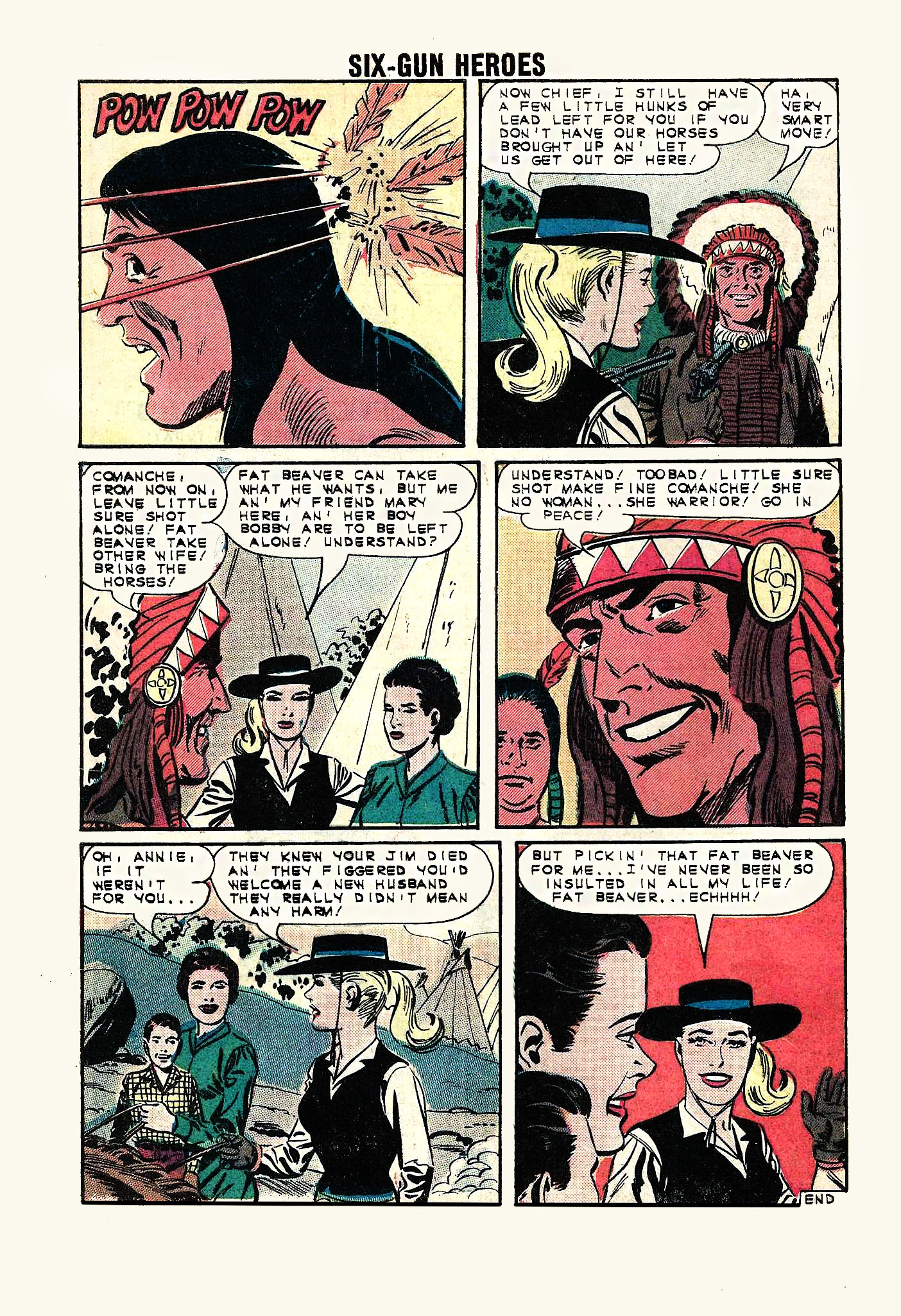 Read online Six-Gun Heroes comic -  Issue #77 - 32