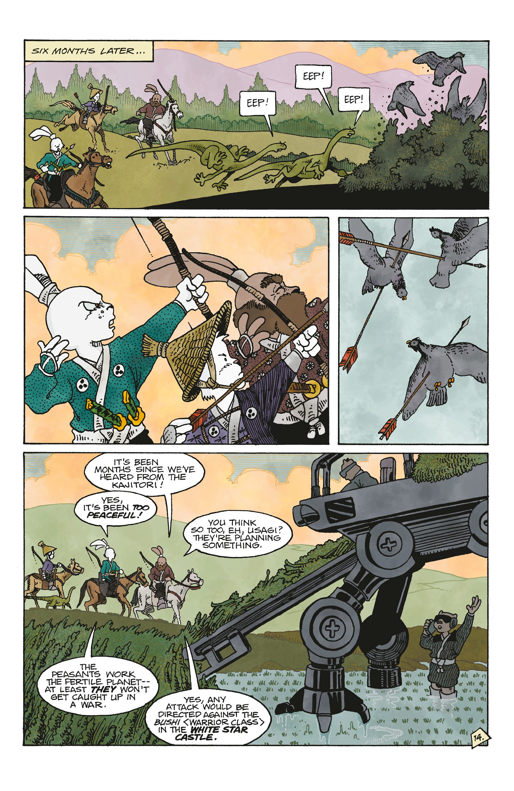 Read online Space Usagi: Death and Honor comic -  Issue #1 - 15