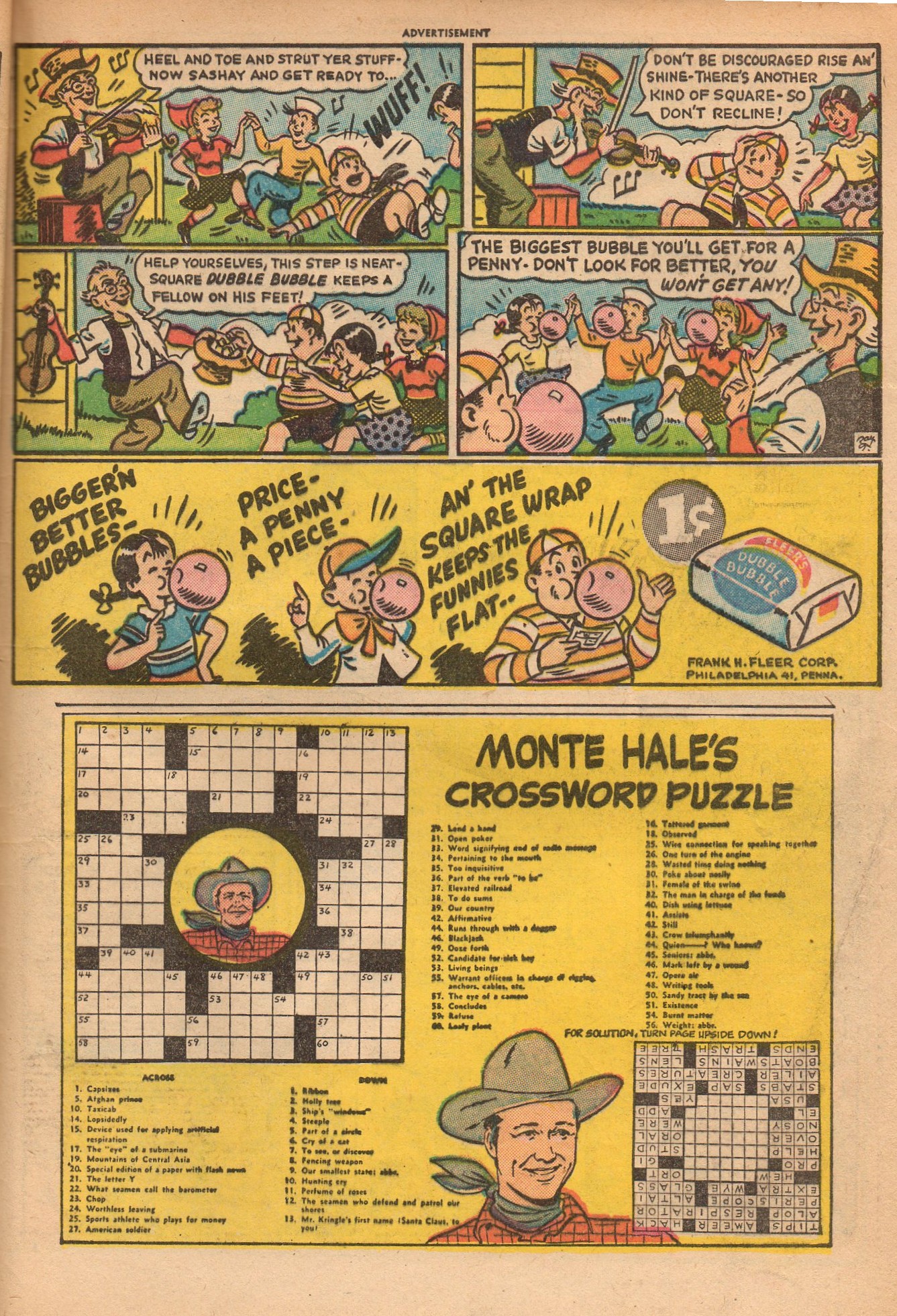 Read online Monte Hale Western comic -  Issue #51 - 49