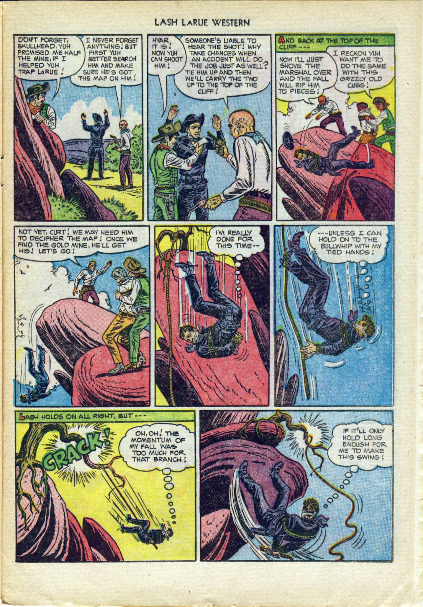 Read online Lash Larue Western (1949) comic -  Issue #29 - 21