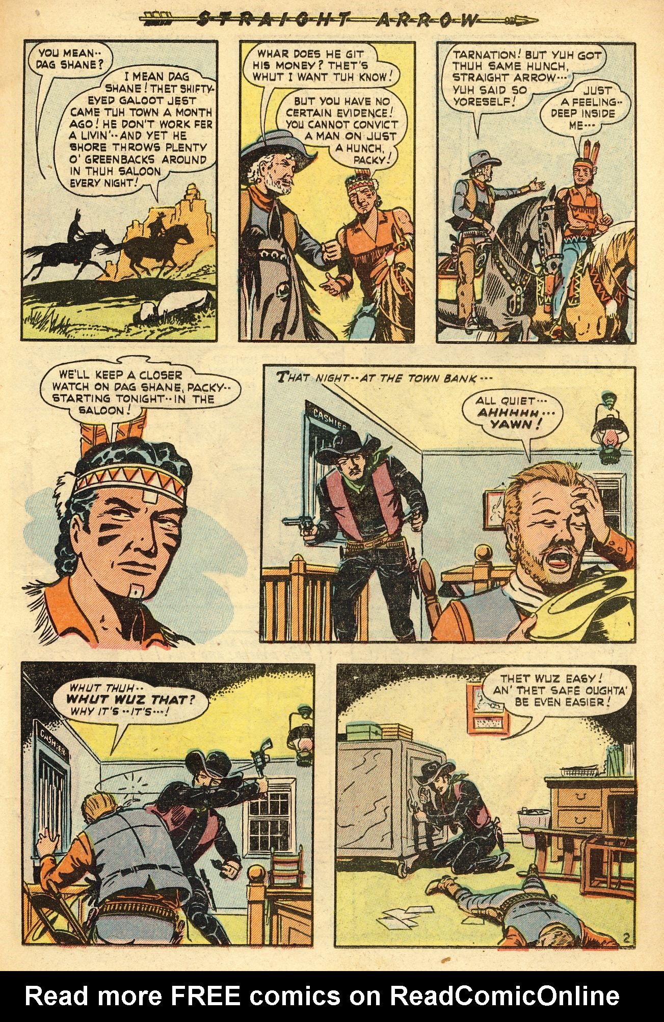 Read online Straight Arrow comic -  Issue #15 - 11