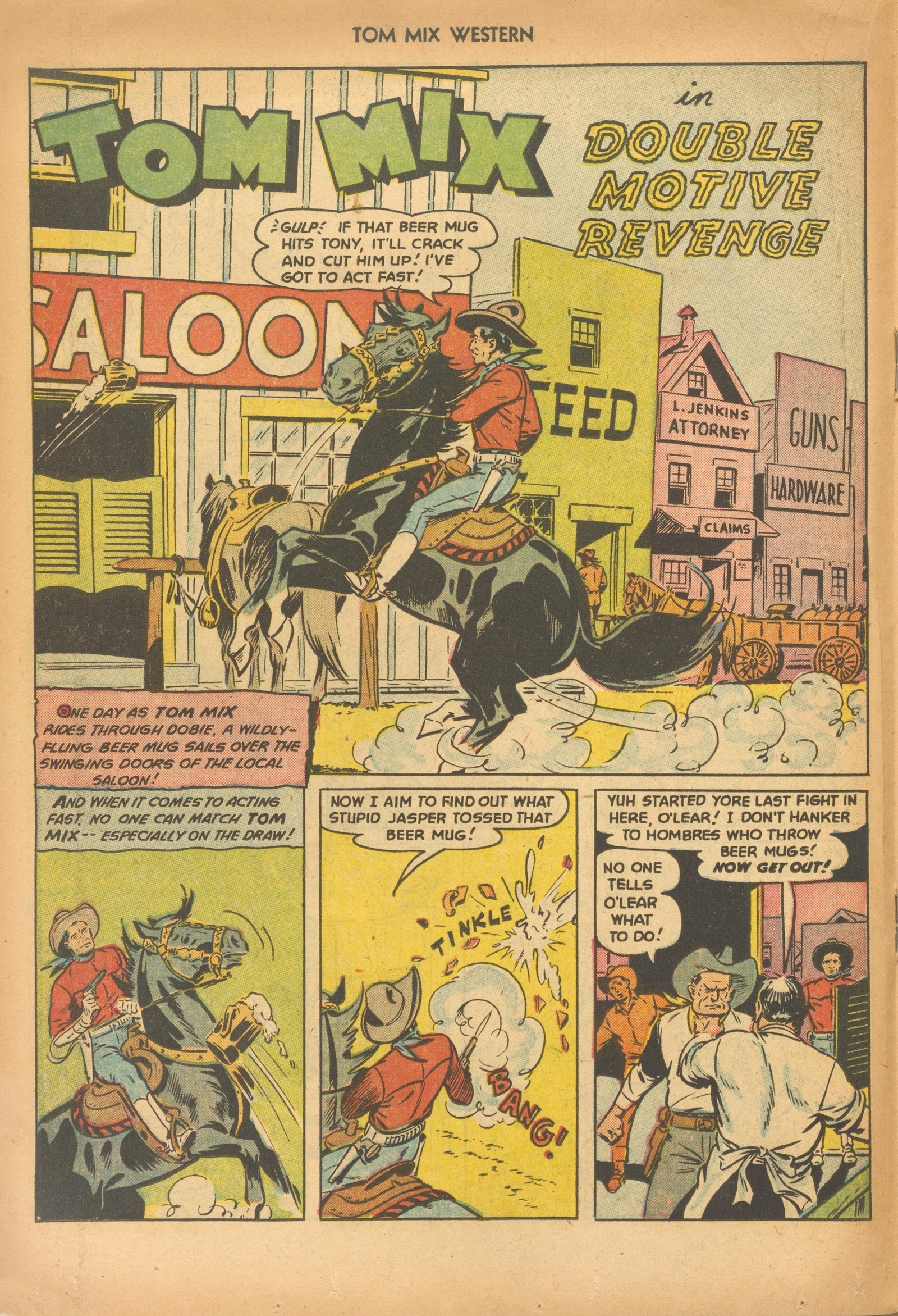 Read online Tom Mix Western (1948) comic -  Issue #57 - 18