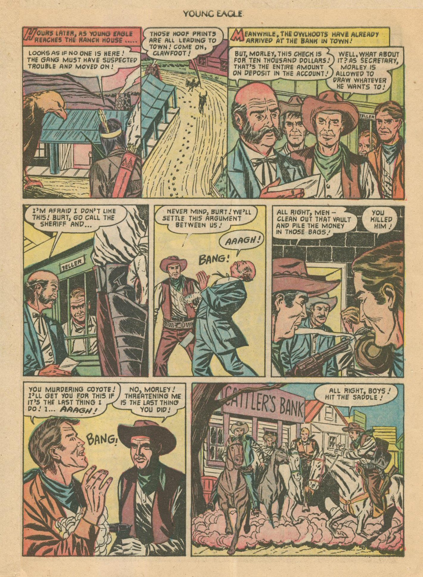 Read online Young Eagle comic -  Issue #9 - 12