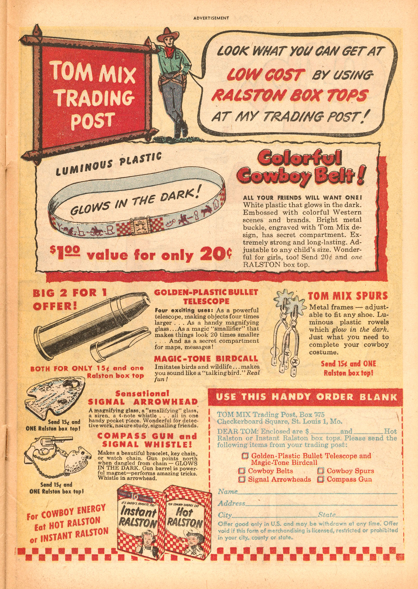Read online Tom Mix Western (1948) comic -  Issue #40 - 41